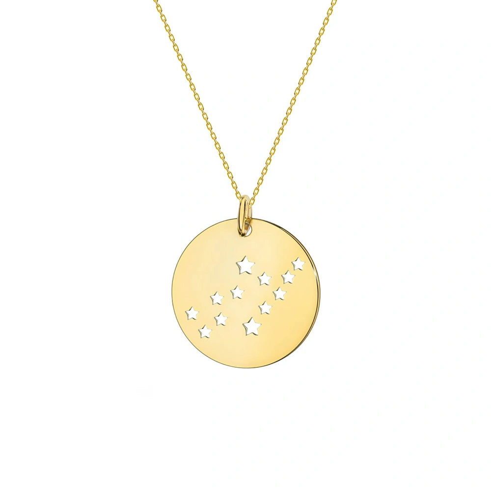 Collana in Oro con Medaglia Costellazione