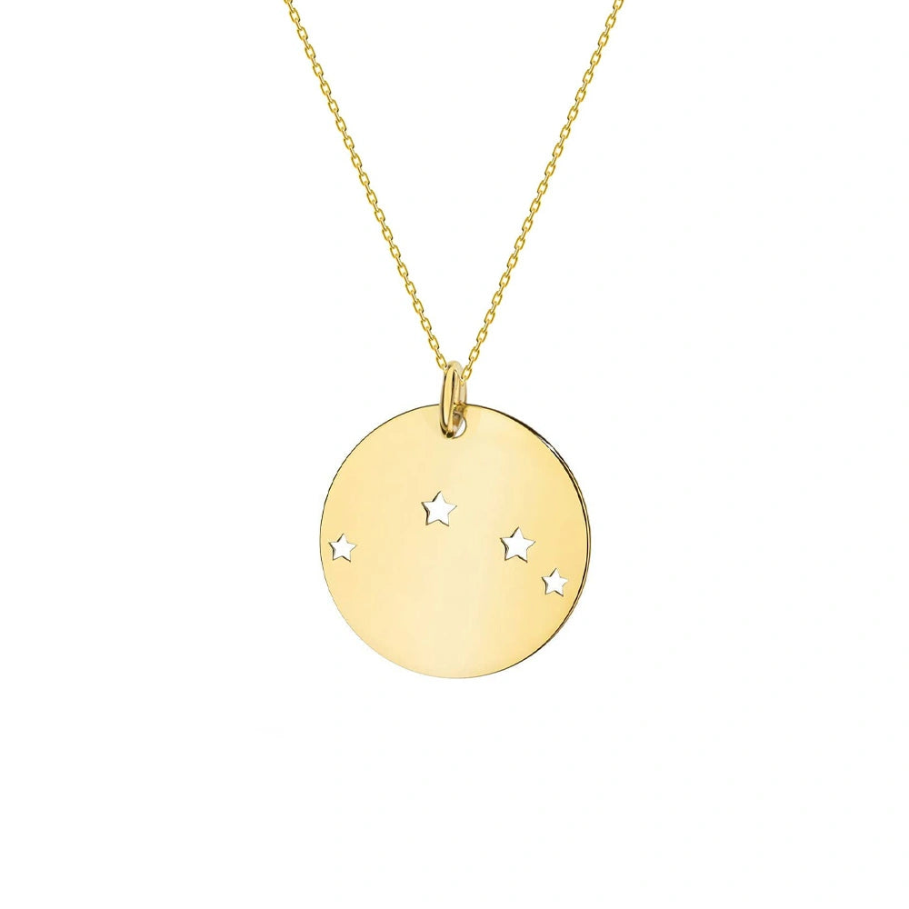 Collana in Oro con Medaglia Costellazione
