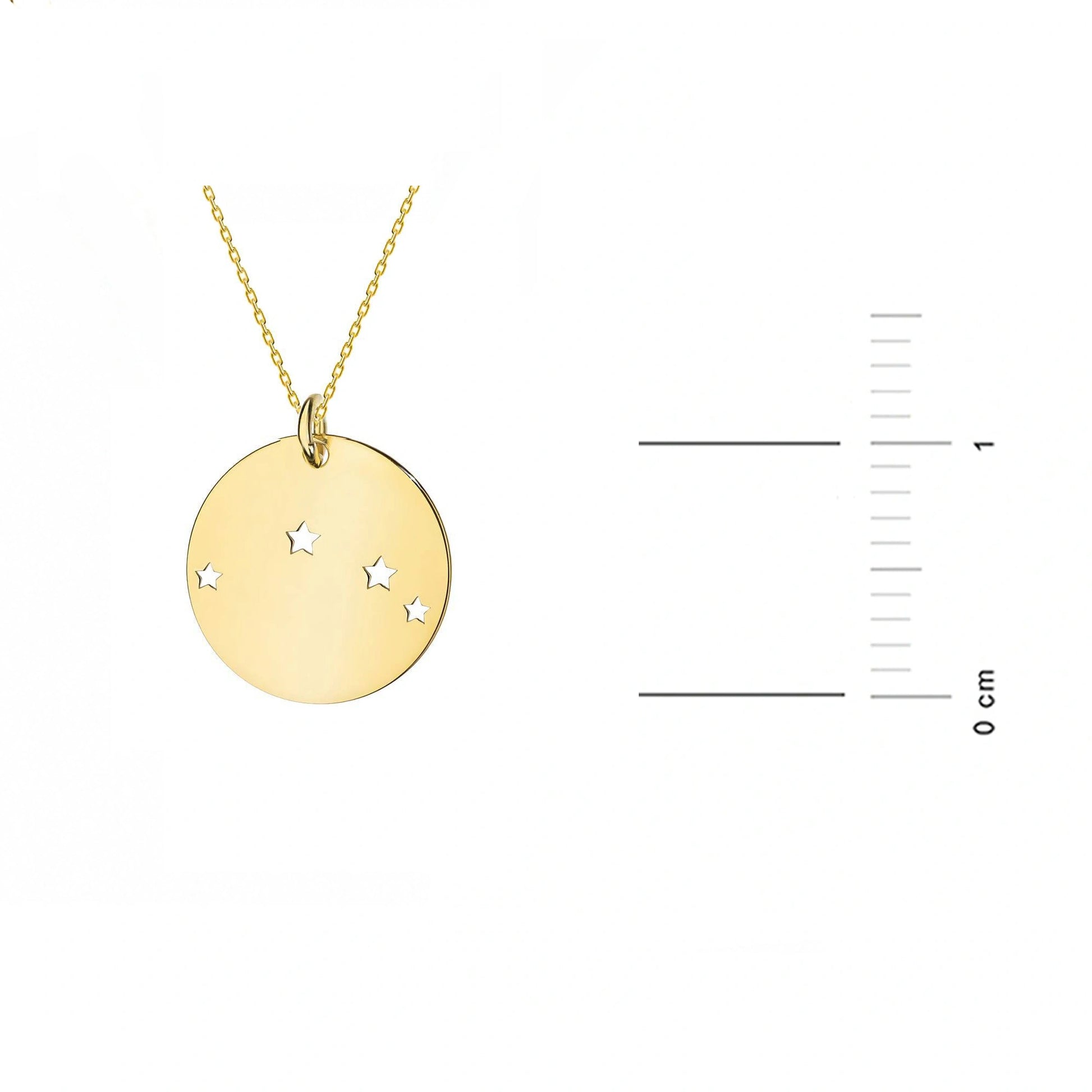 Collana in Oro con Medaglia Costellazione