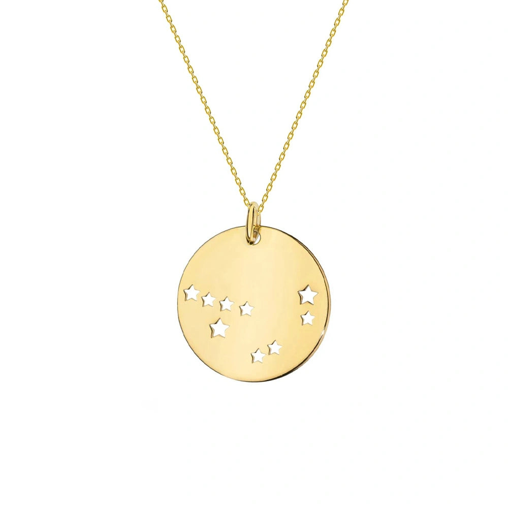 Collana in Oro con Medaglia Costellazione