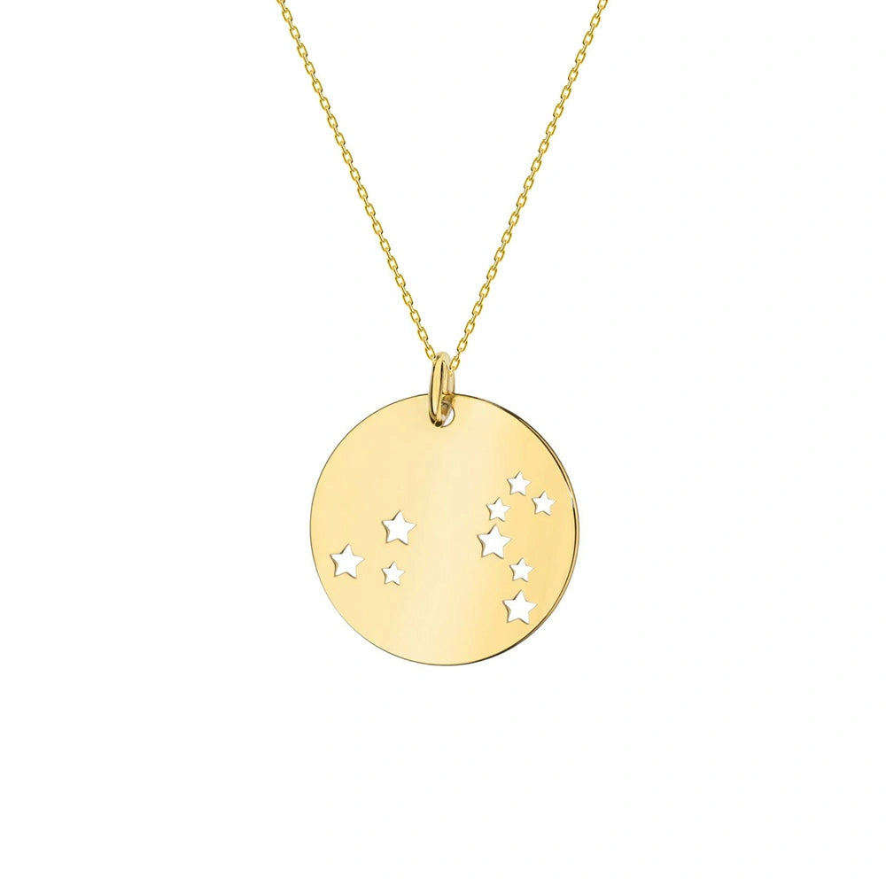 Collana in Oro con Medaglia Costellazione