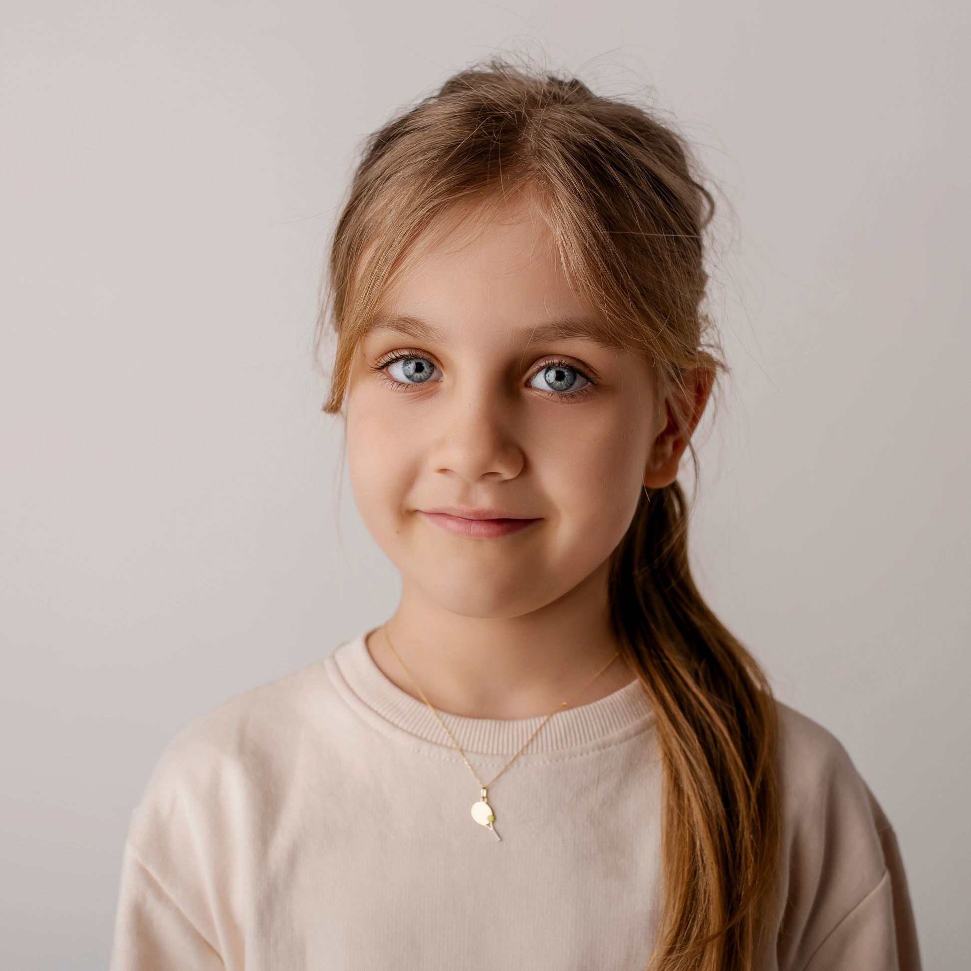 Collana in Oro con Racchetta da Tennis