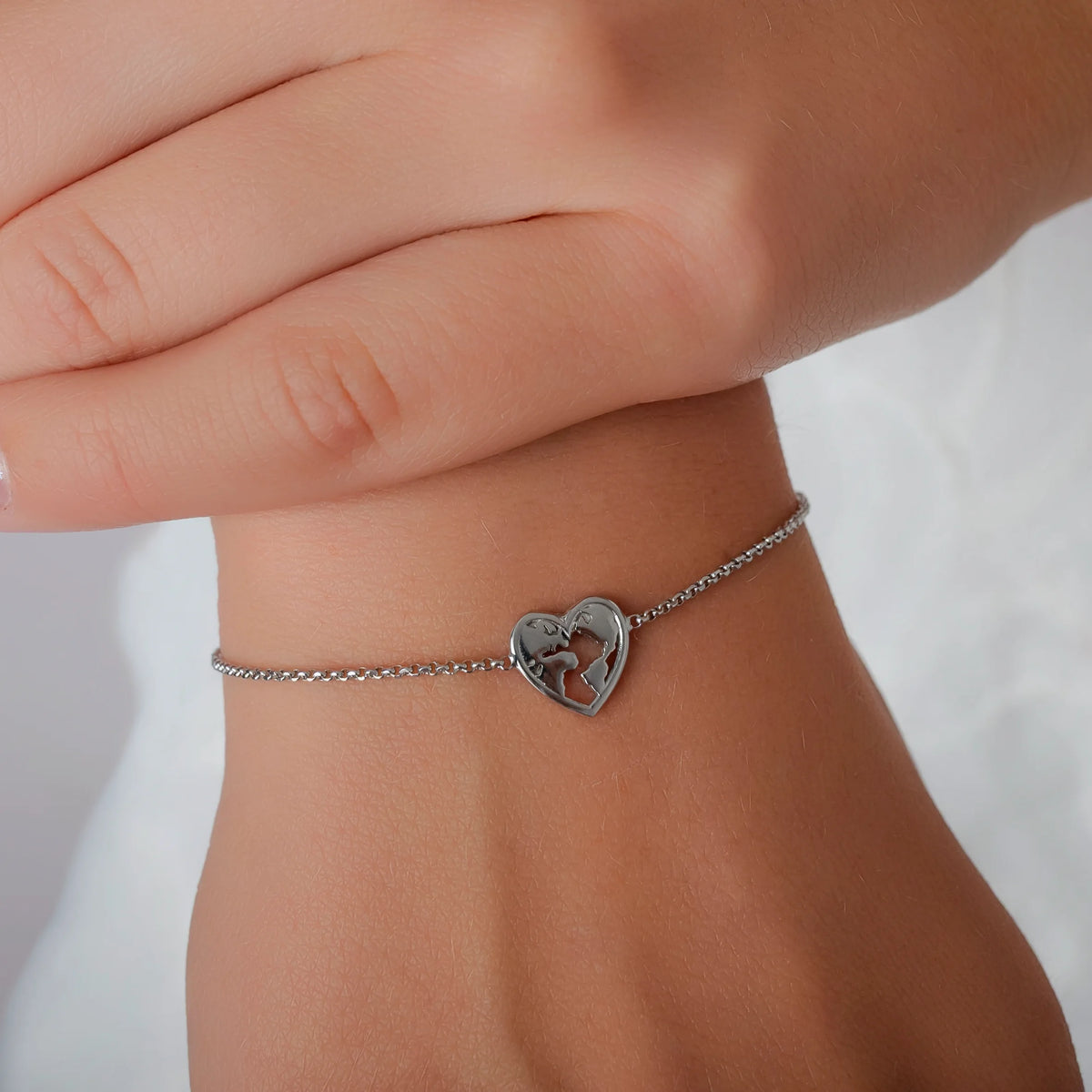 Conjunto con Globo dentro de Corazón
