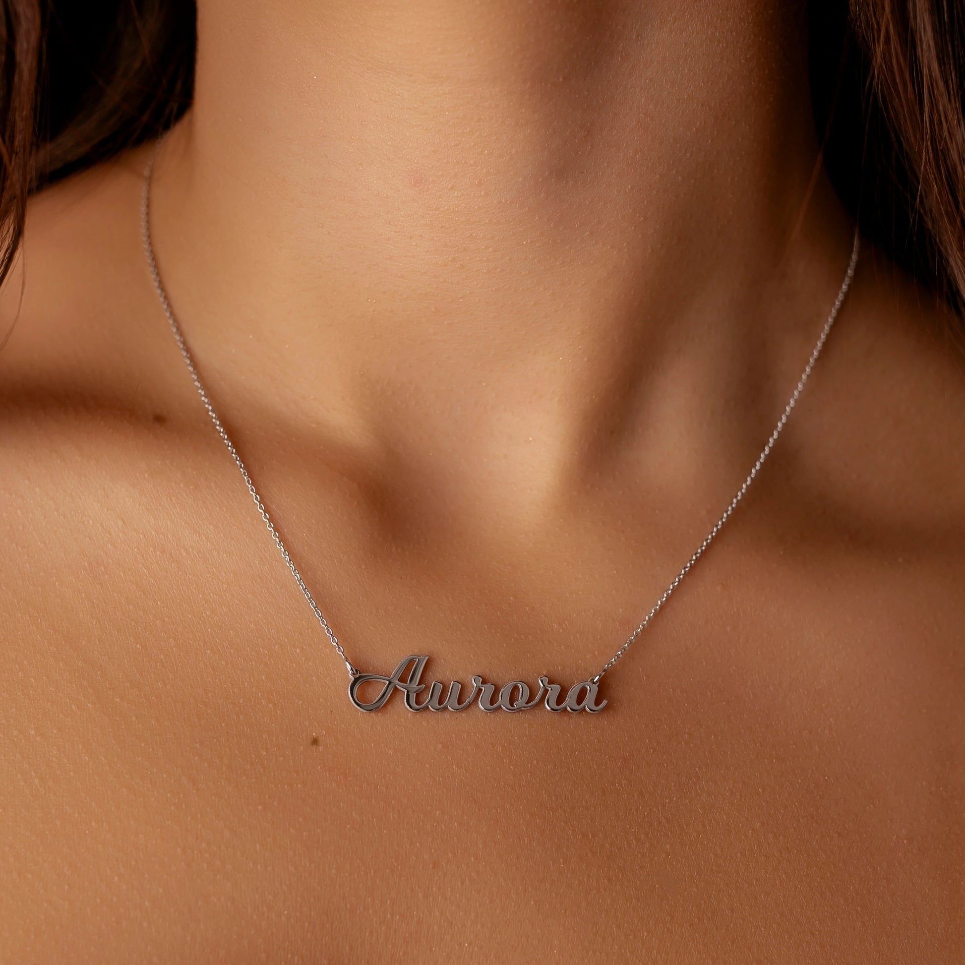 Collar con Nombre en Plata