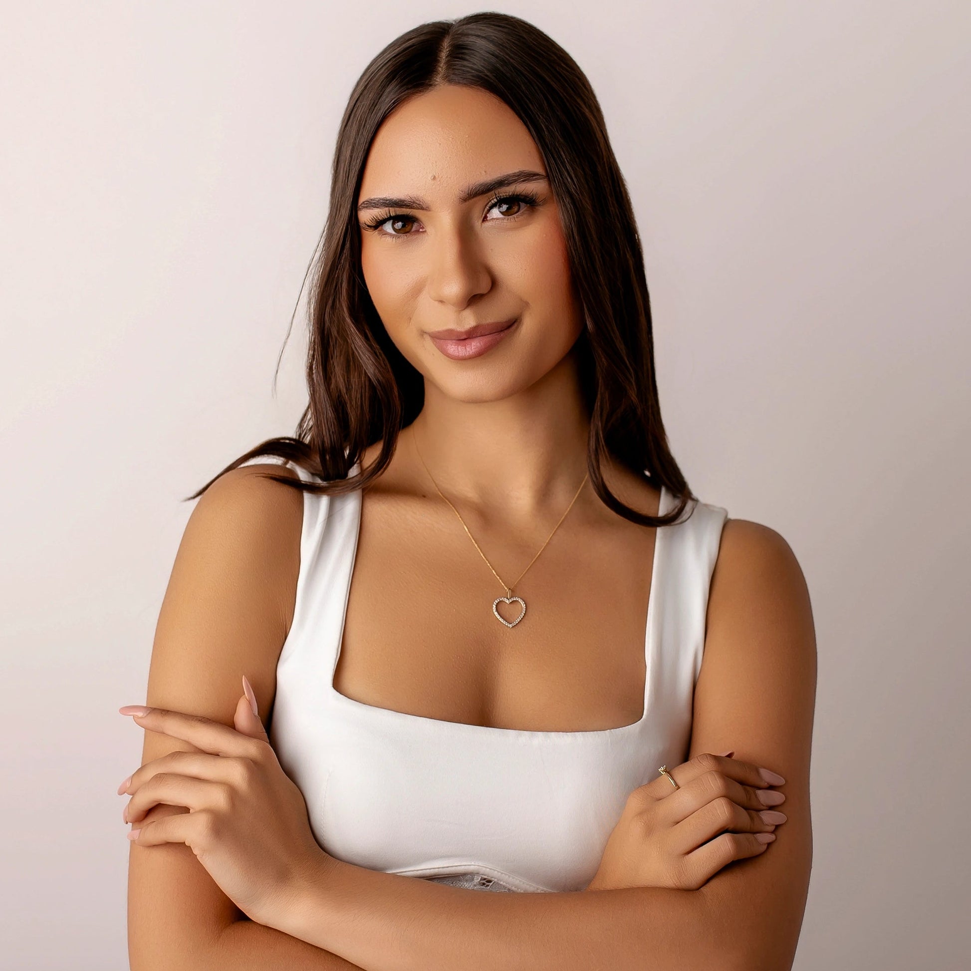 Collana in Oro con Cuore Vuoto