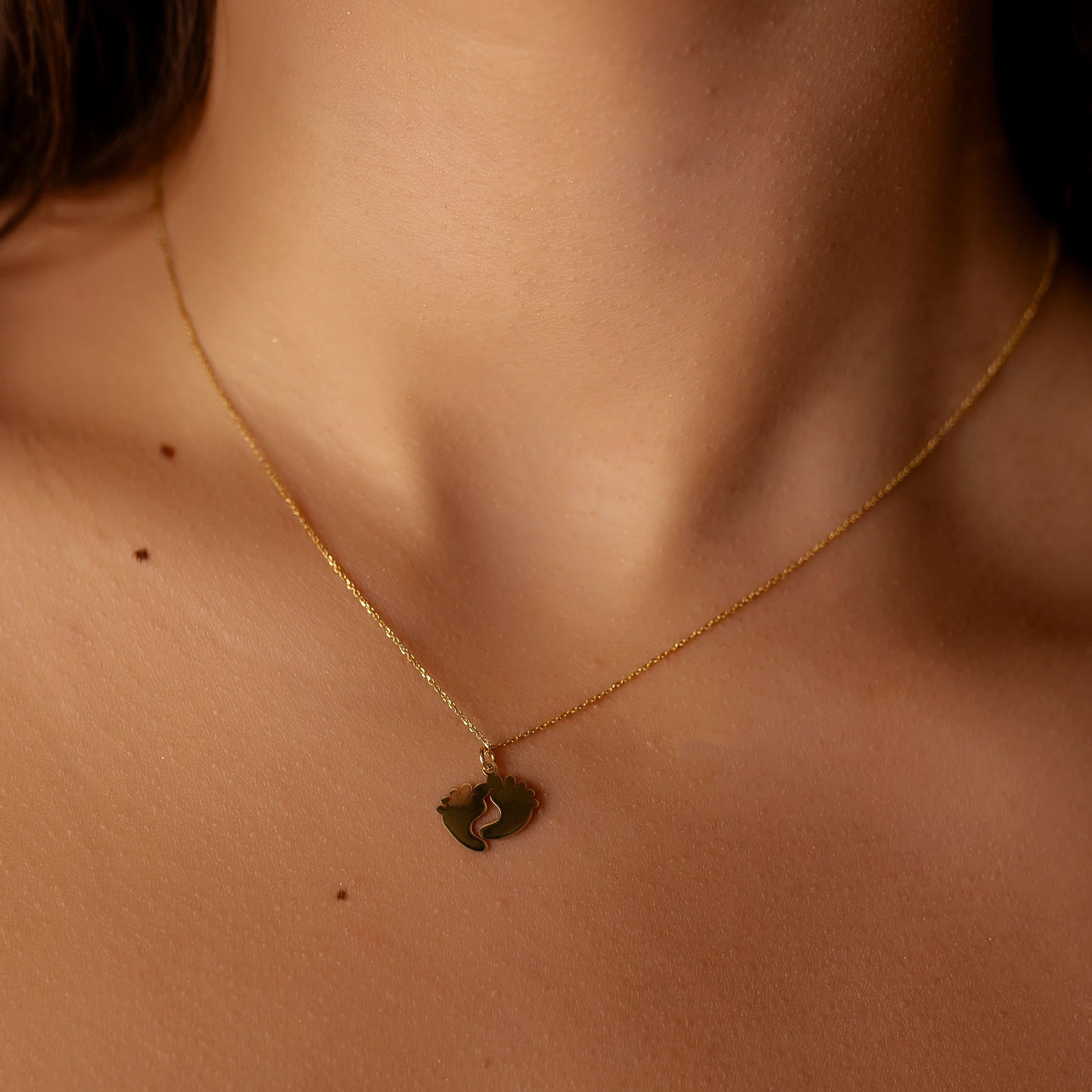 Collar en Oro con Huellitas