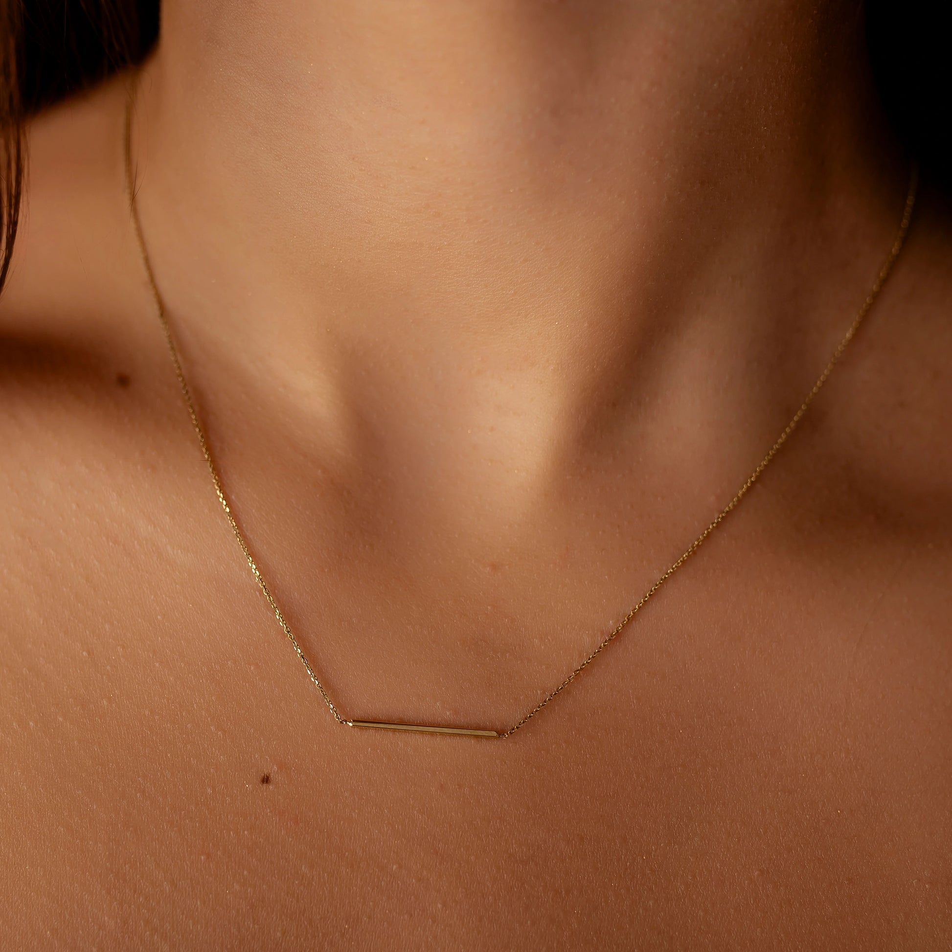 Collana in Oro con Parallelepipedo