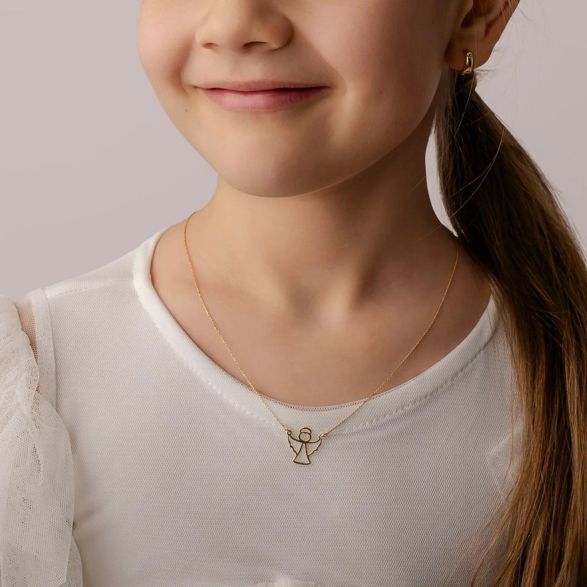 Collar en Oro con Angelito