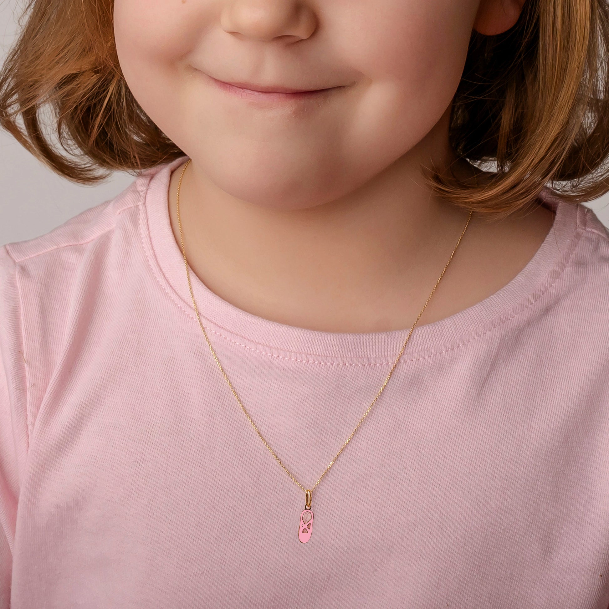 Collana in Oro con Scarpetta Danza