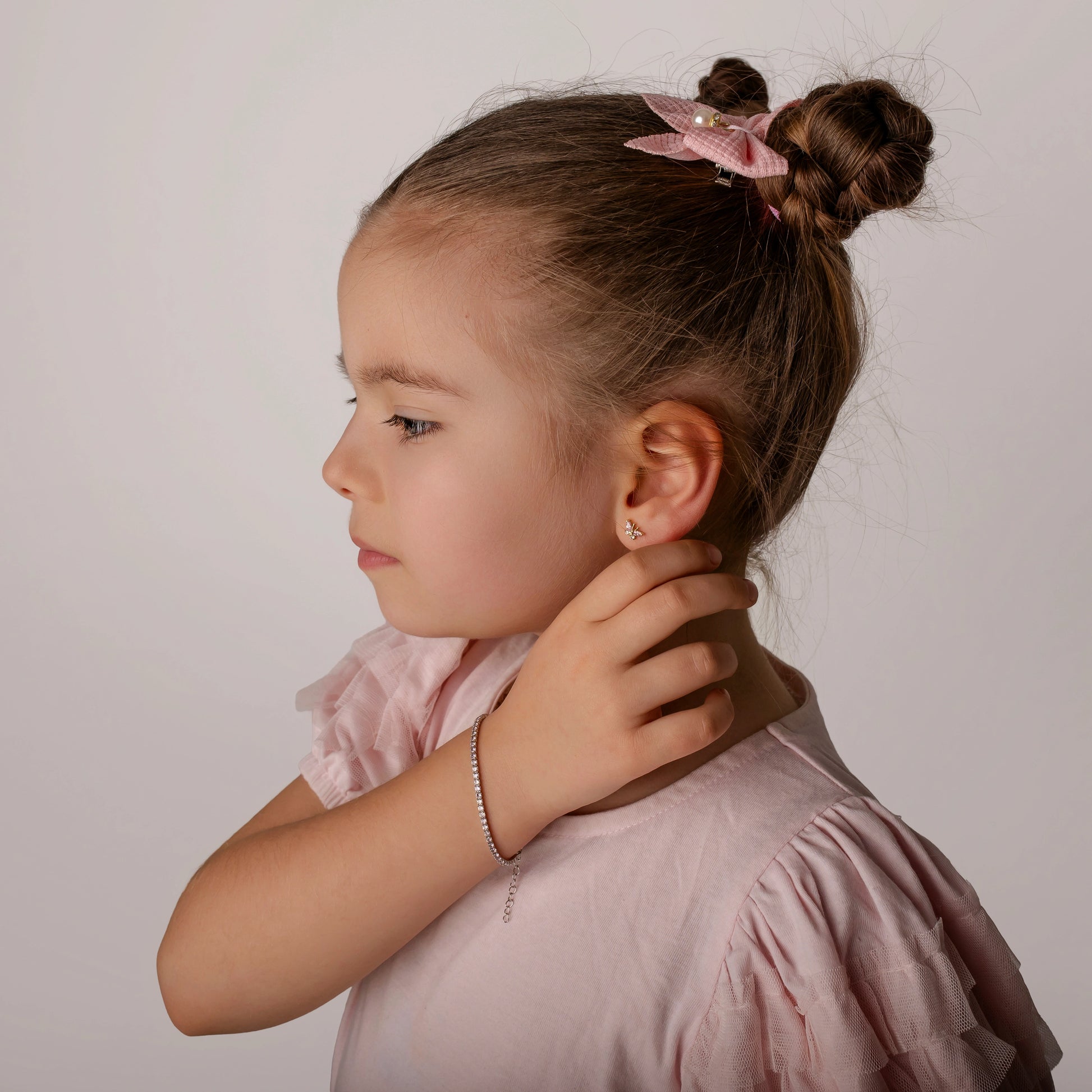 Bracciale Tennis Daisy Bianco