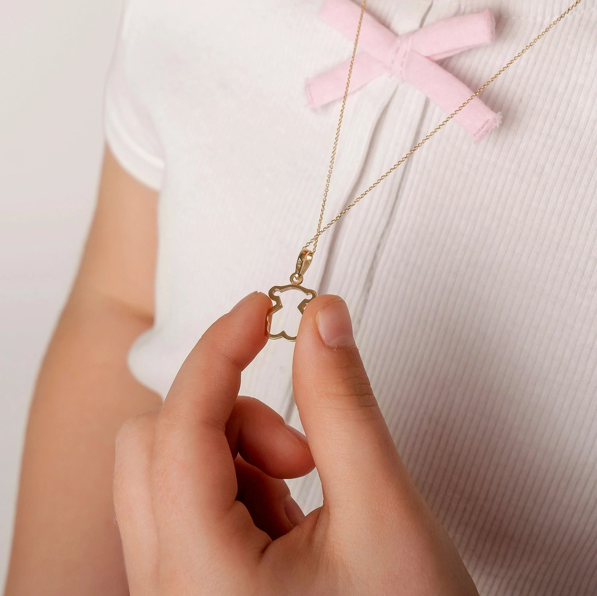 Collana in oro con Orsetto Teddy