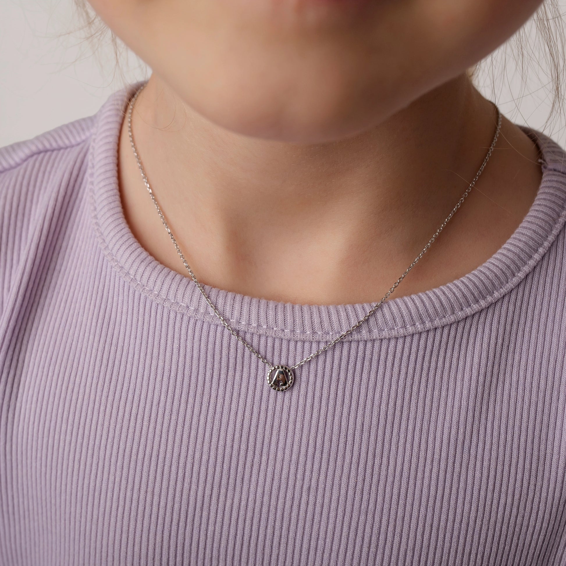 Collana con Lettera Cerchiata