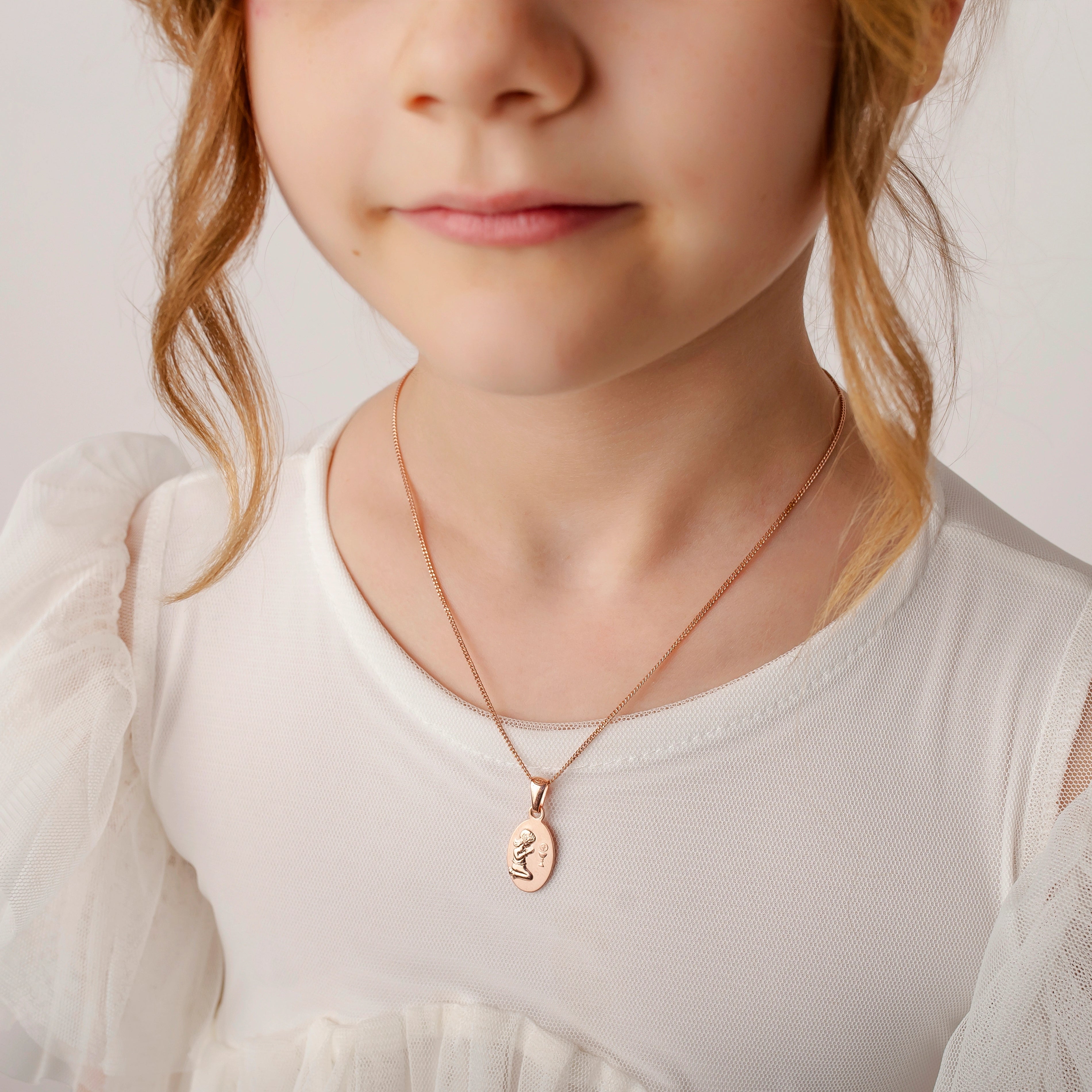 Collana con Medaglia Ovale Kids Collection Bimba