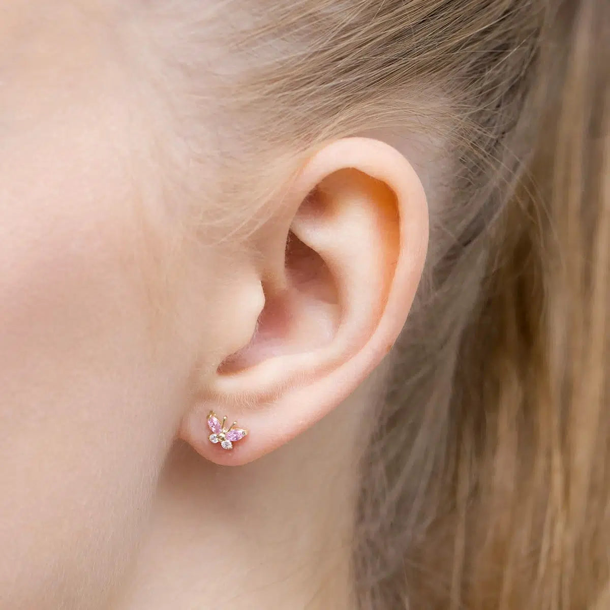 Orecchini in Oro Fairy con Zirconi