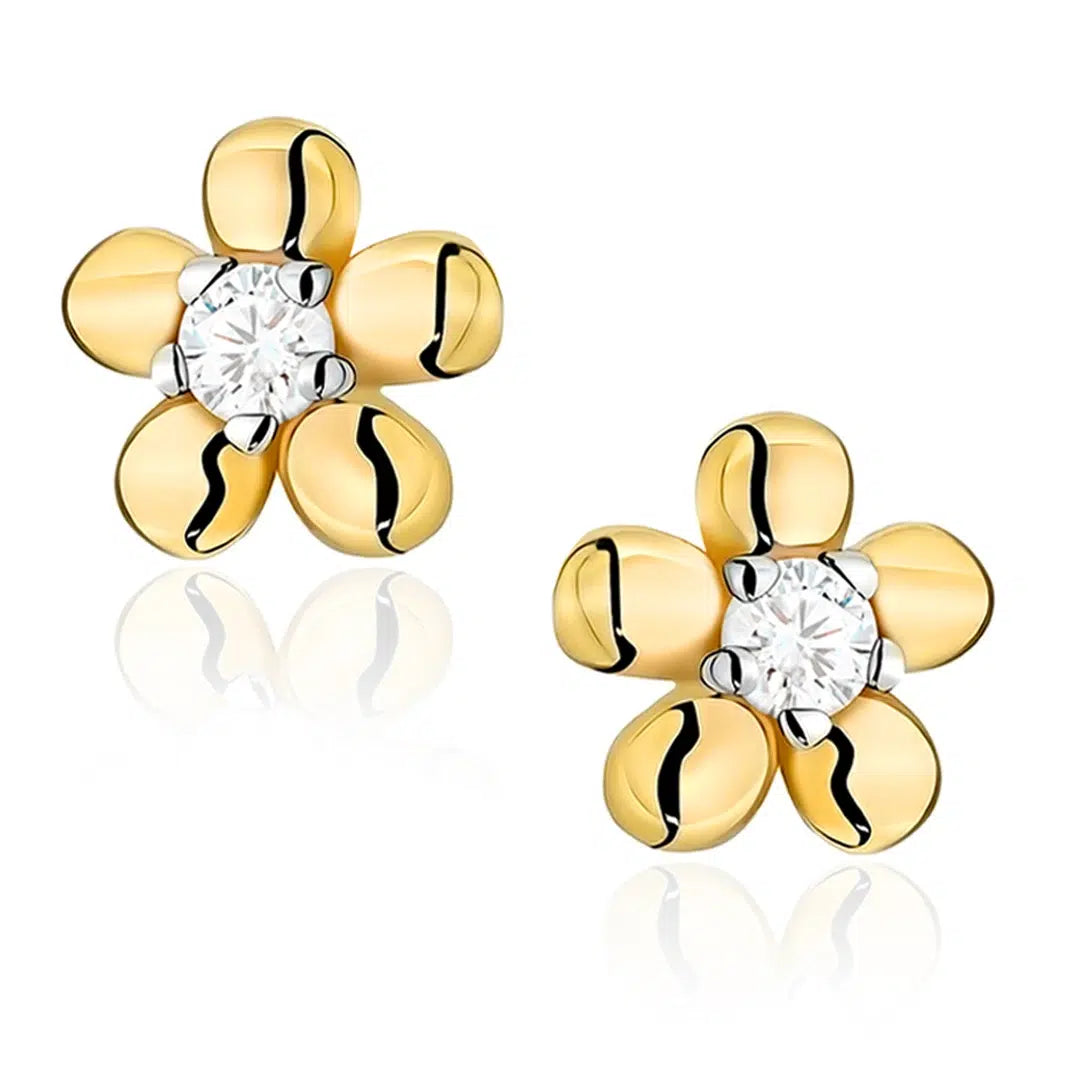 Orecchini in Oro Primula Bombata Kids Collection