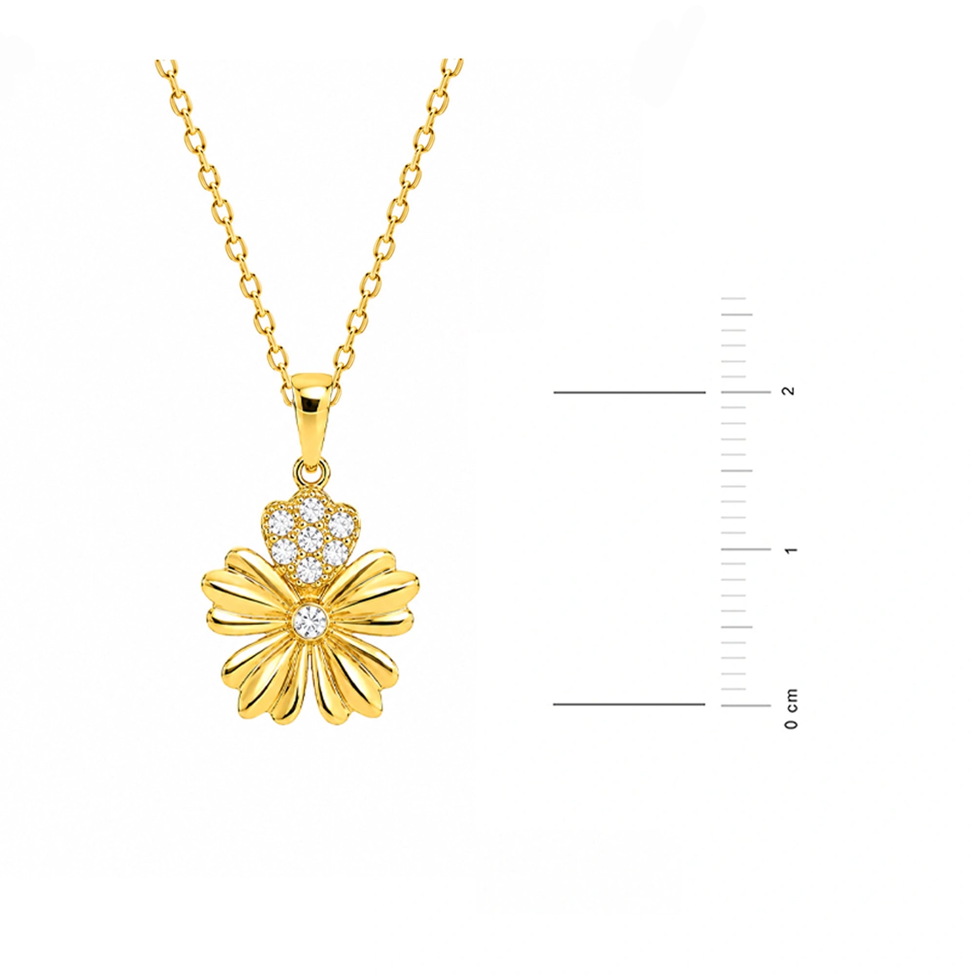 Goldene Primrose Halskette