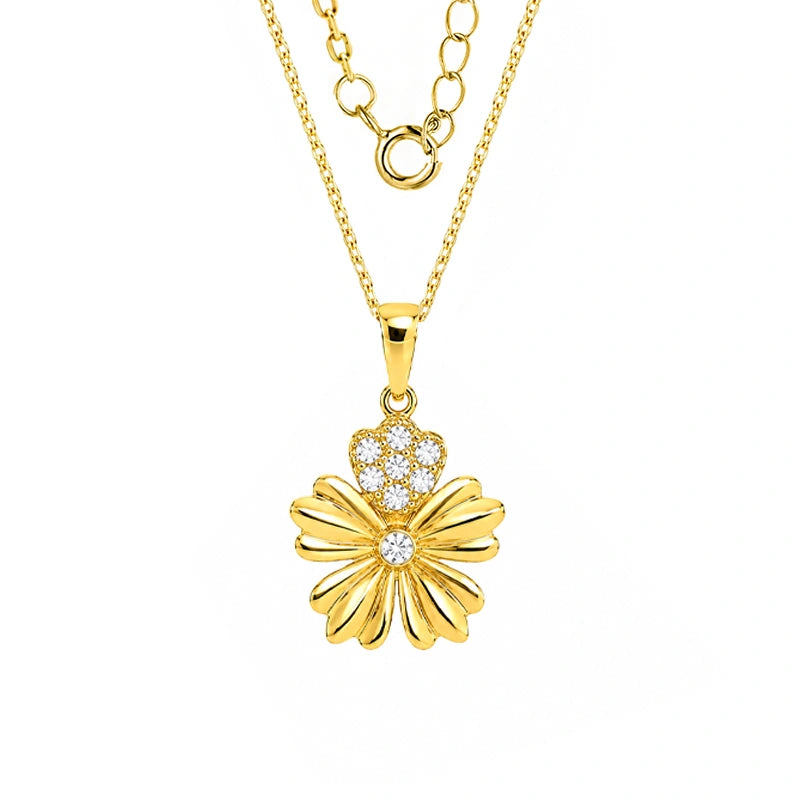 Goldene Primrose Halskette