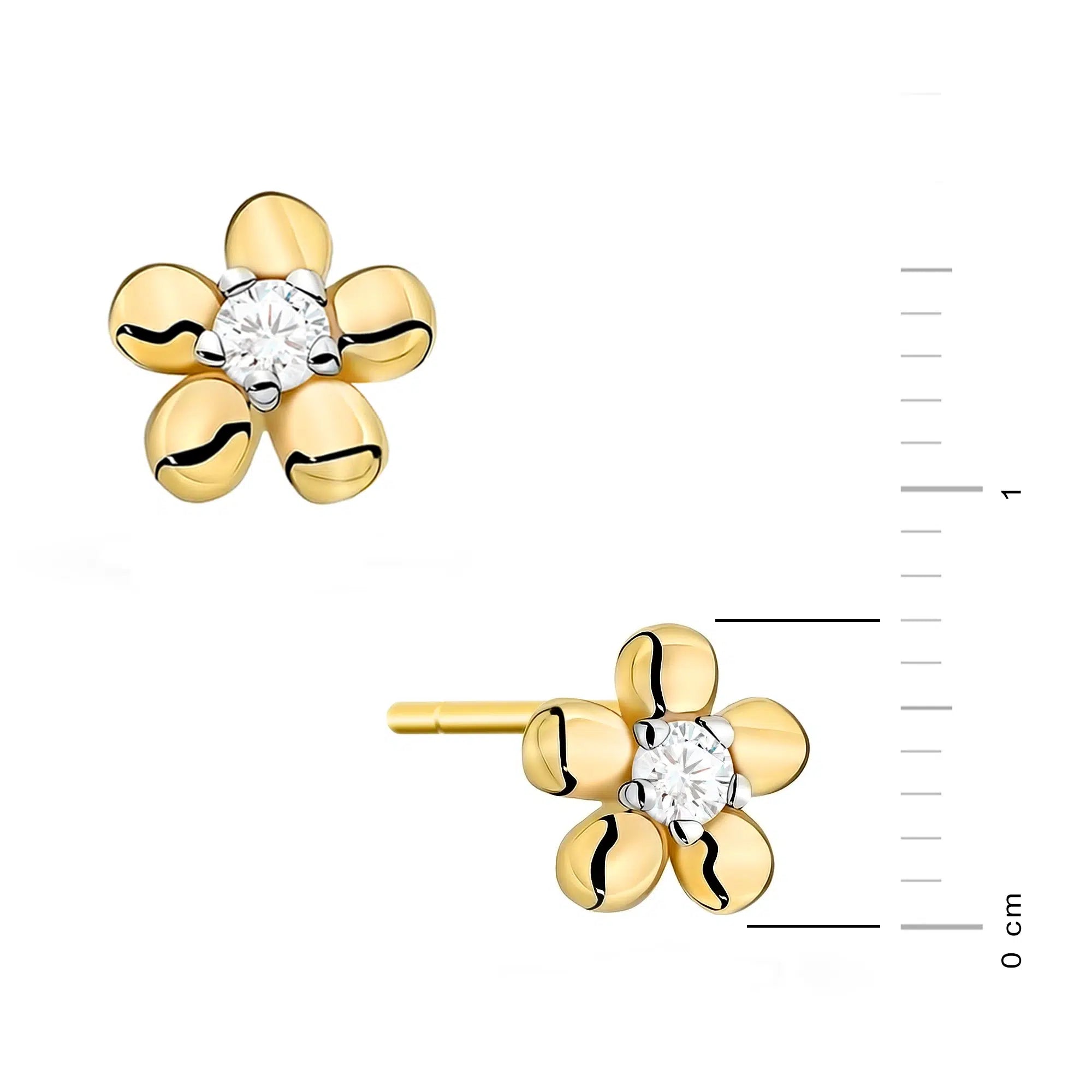 Orecchini in Oro Primula Bombata Kids Collection