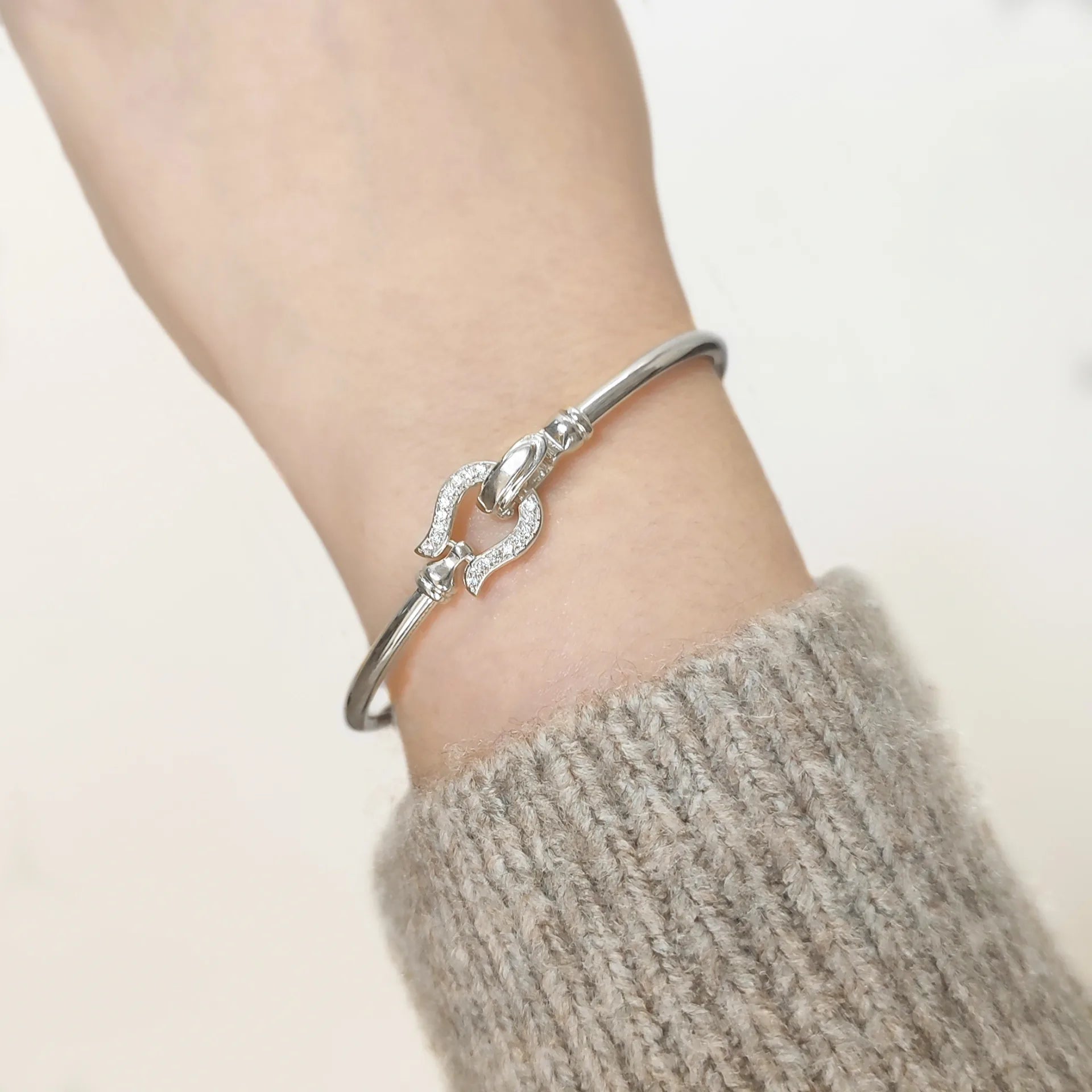Brazalete Rígido Armony de Plata