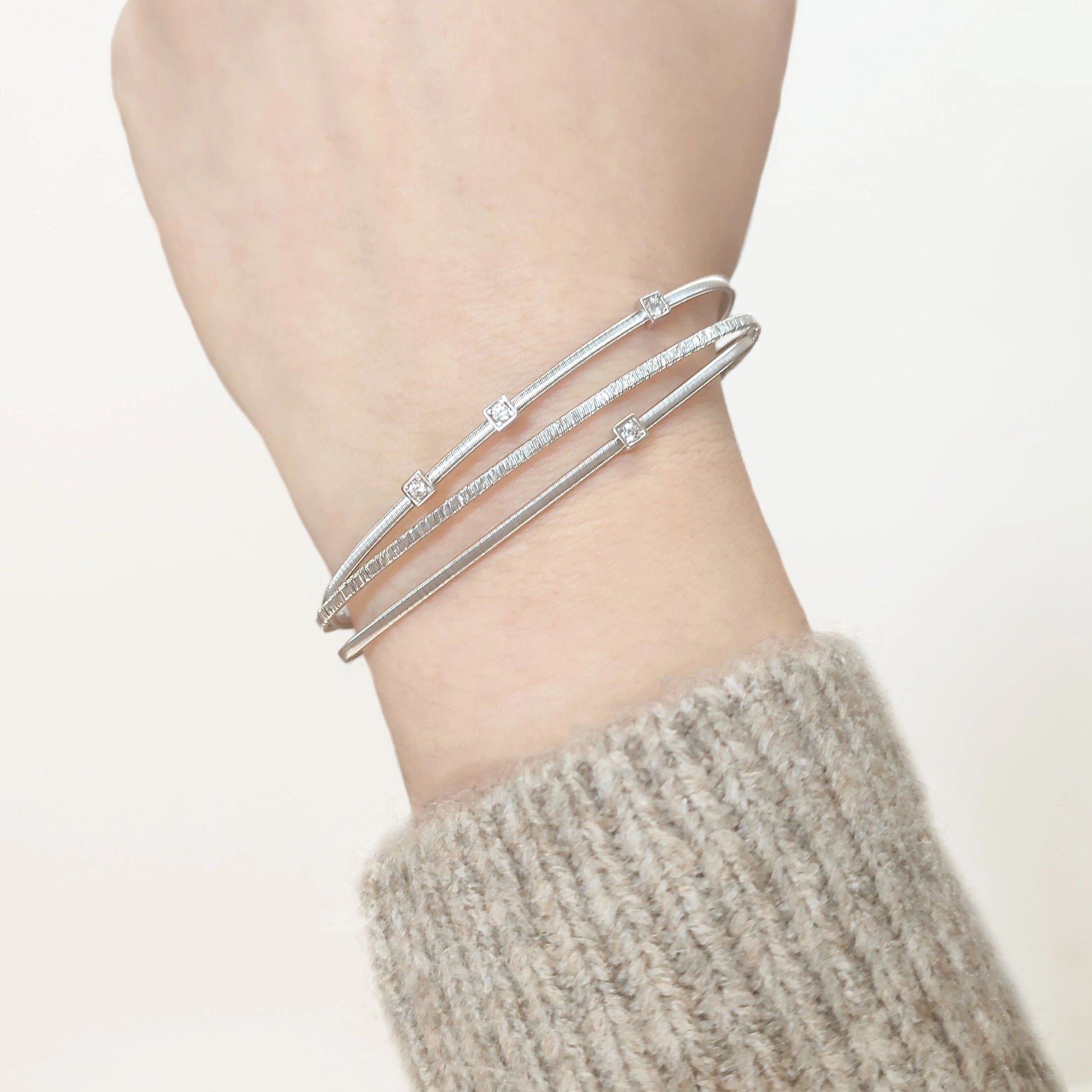 Pulsera Constellation Plata Circonios