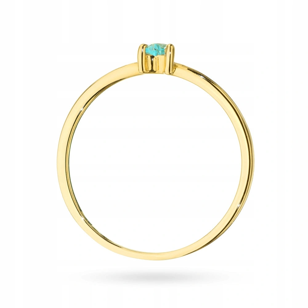 Bague Cuoricino en Or avec Zircone Lumineuse