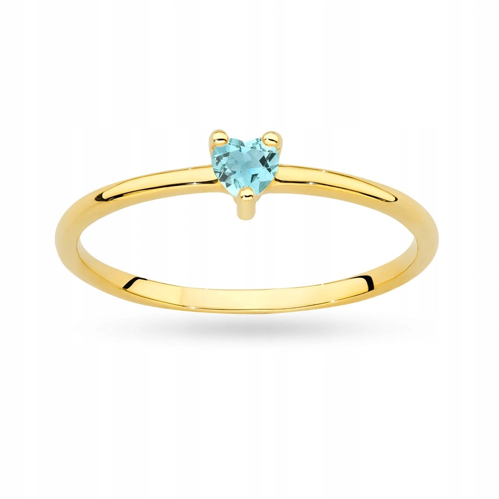 Bague Cuoricino en Or avec Zircone Lumineuse