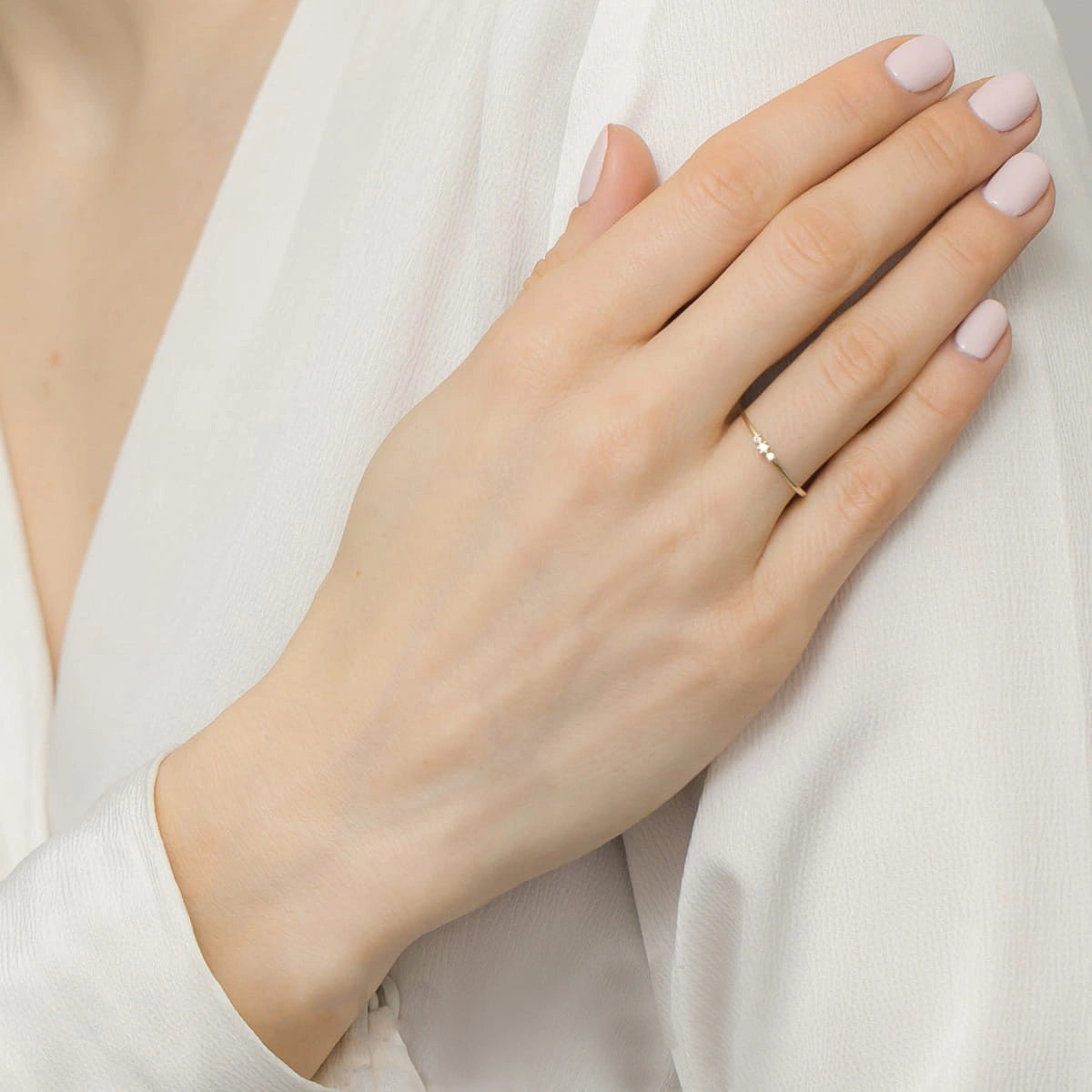 Bague Trilogy en Or avec 3 Zirconiums