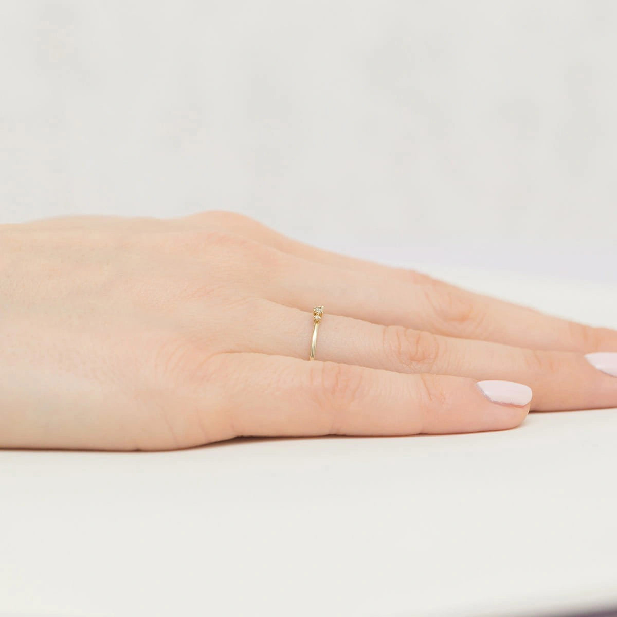 Bague Trilogy en Or avec 3 Zirconiums