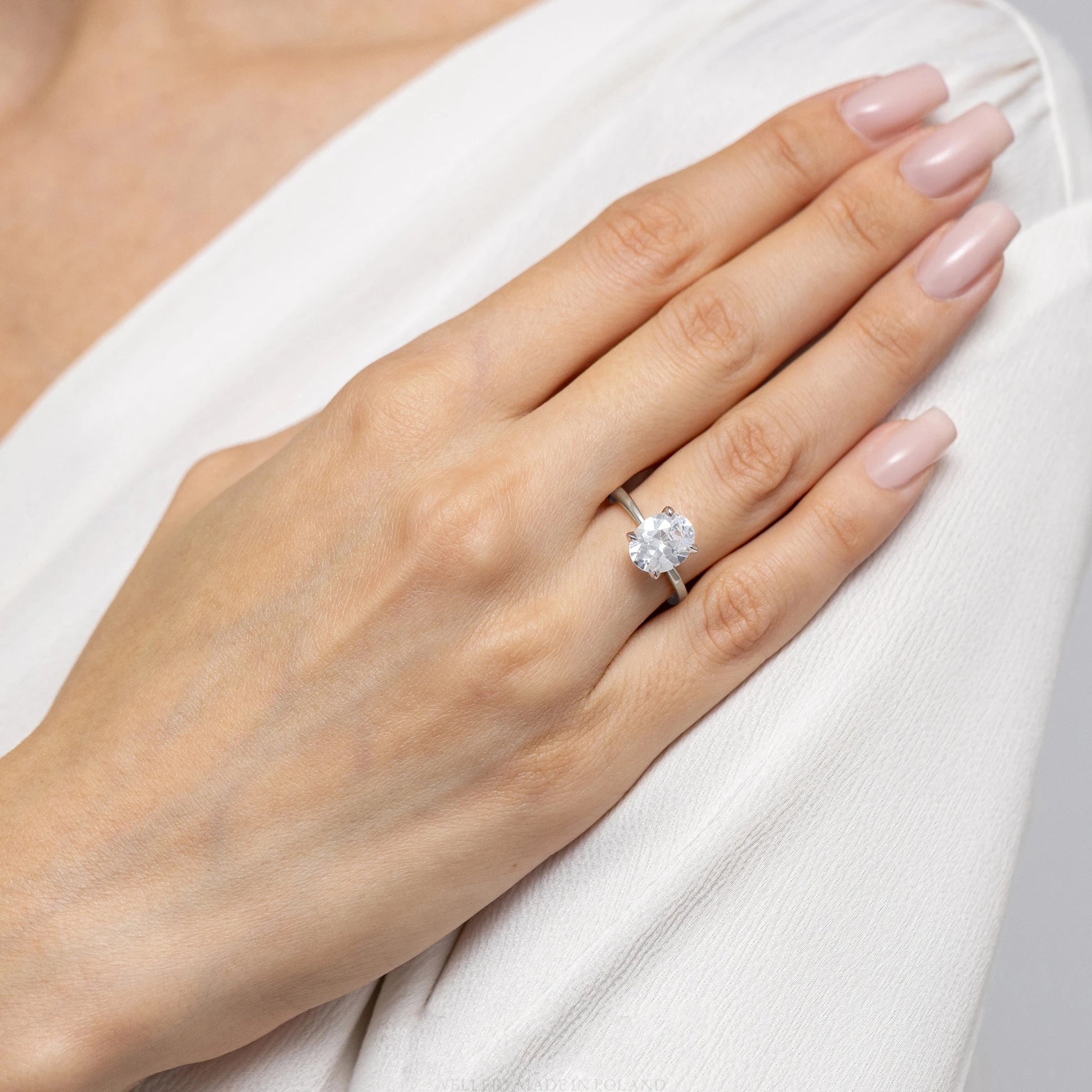 Diana Solitaire Ring in Gold with Lab Grown Diamond 1.5 ct