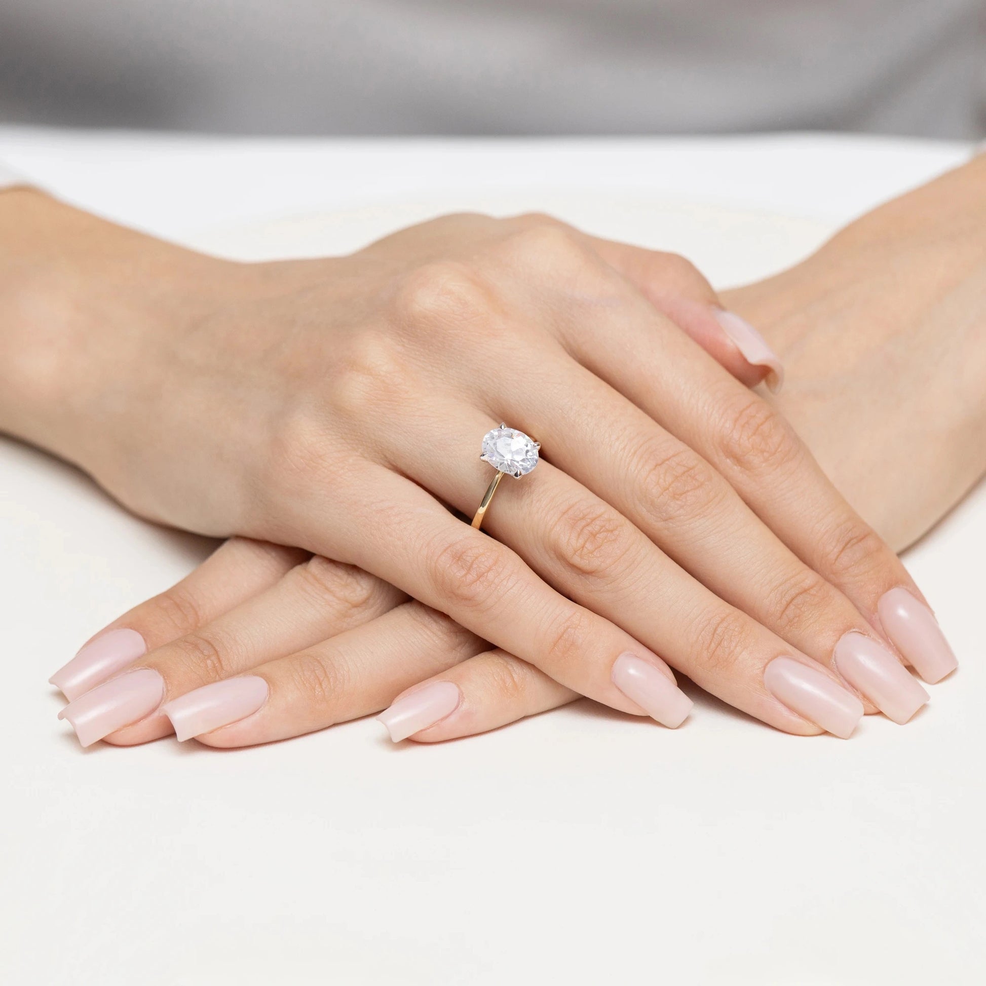 Diana Solitaire Ring in Gold with Lab Grown Diamond 1.5 ct