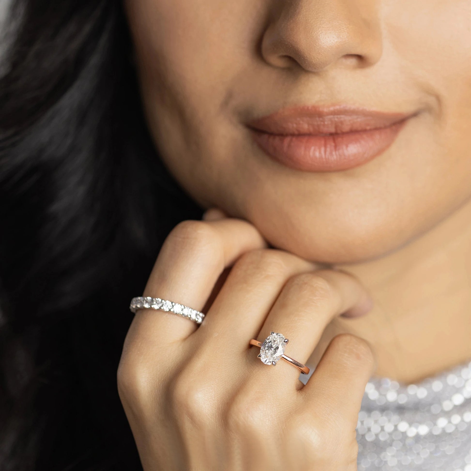 Diana Solitaire Ring in Gold with Lab Grown Diamond 1.5 ct