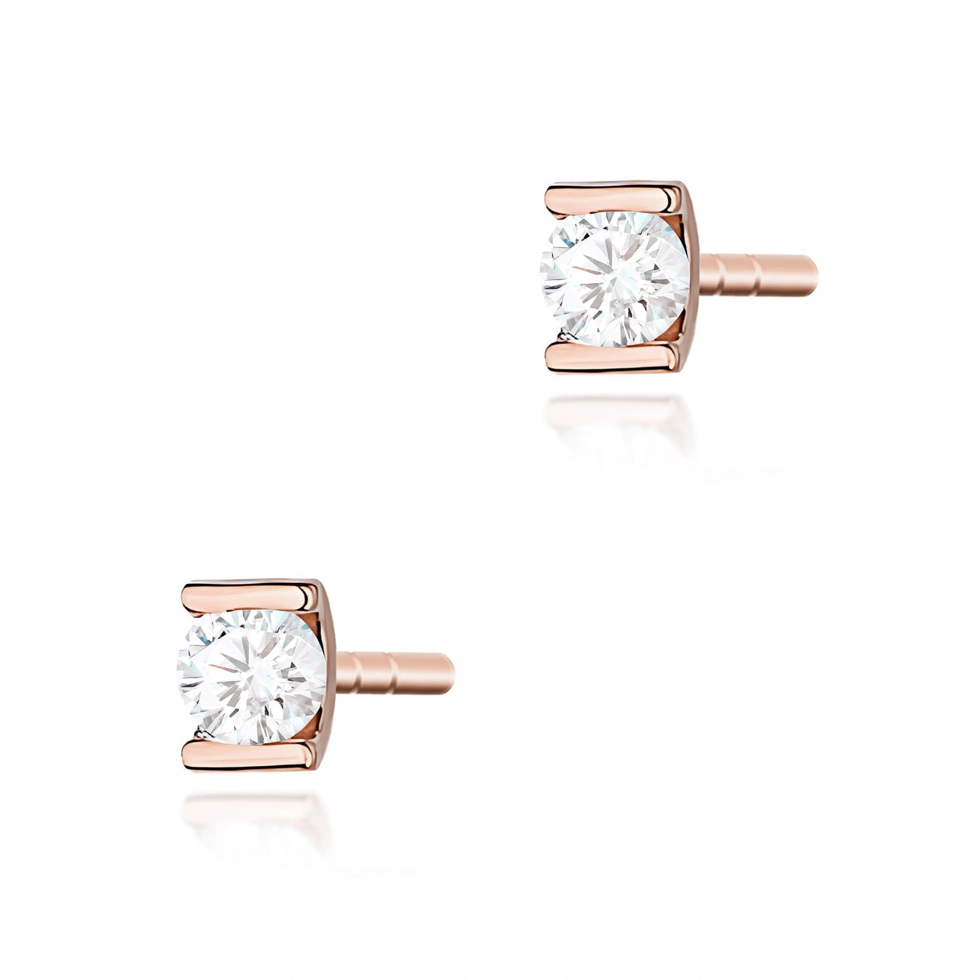 Orecchini Essenza in Oro con Diamante