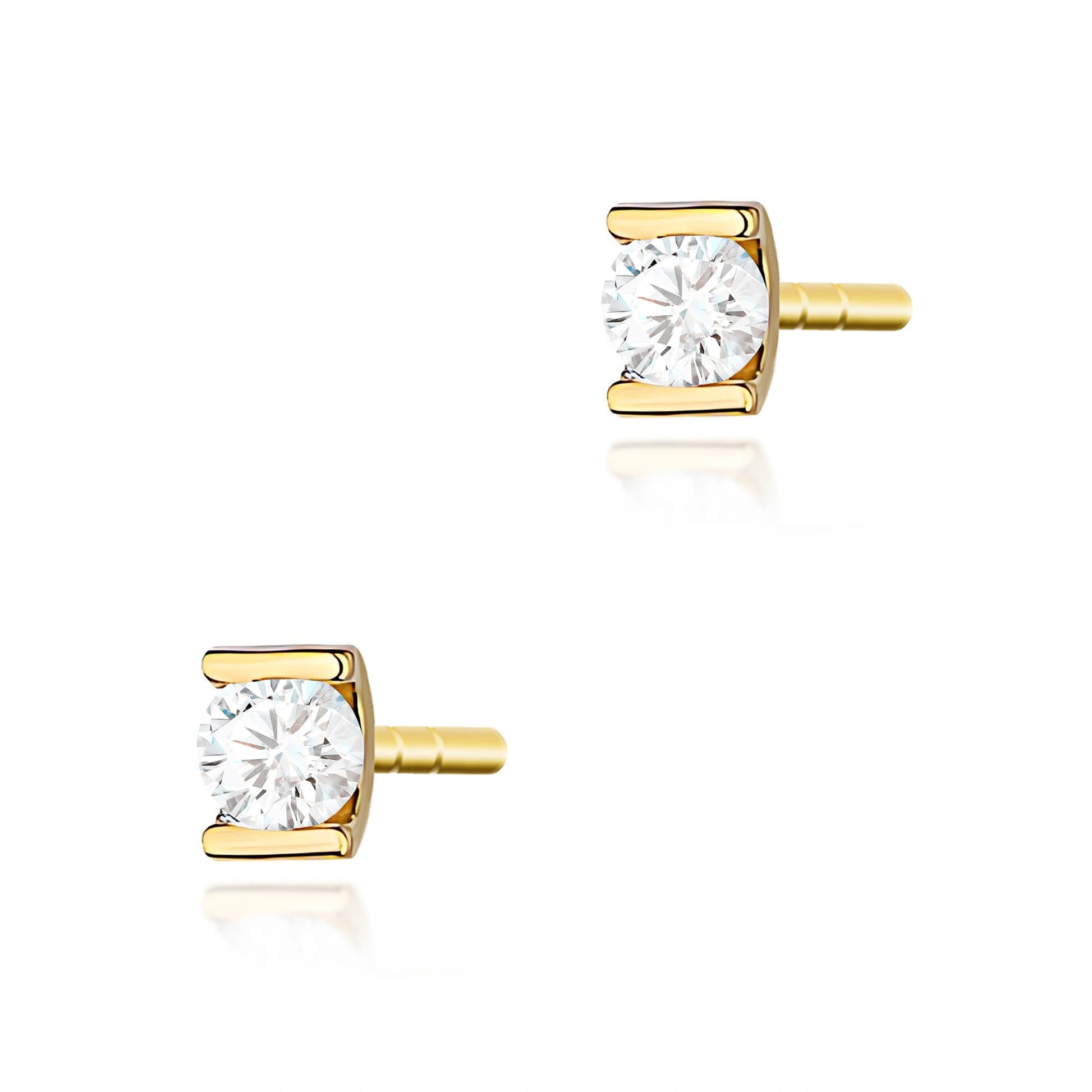 Orecchini Essenza in Oro con Diamante
