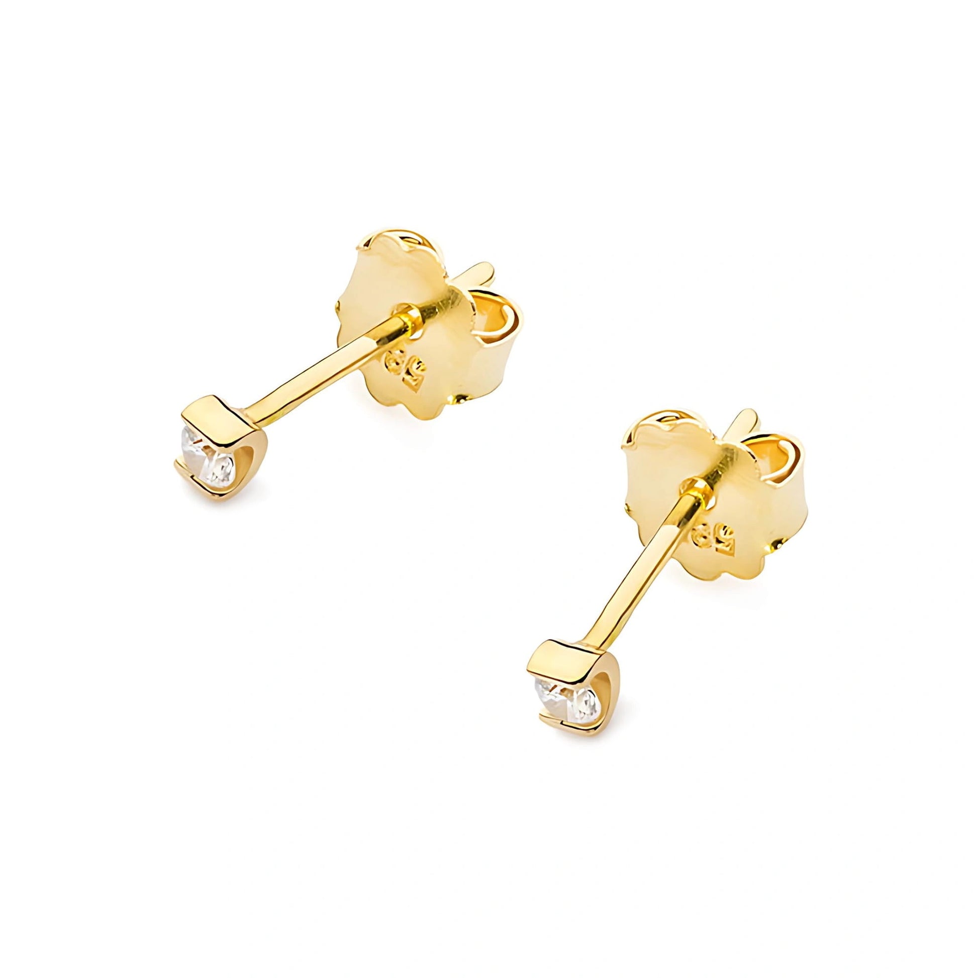 Orecchini Essenza in Oro con Diamante