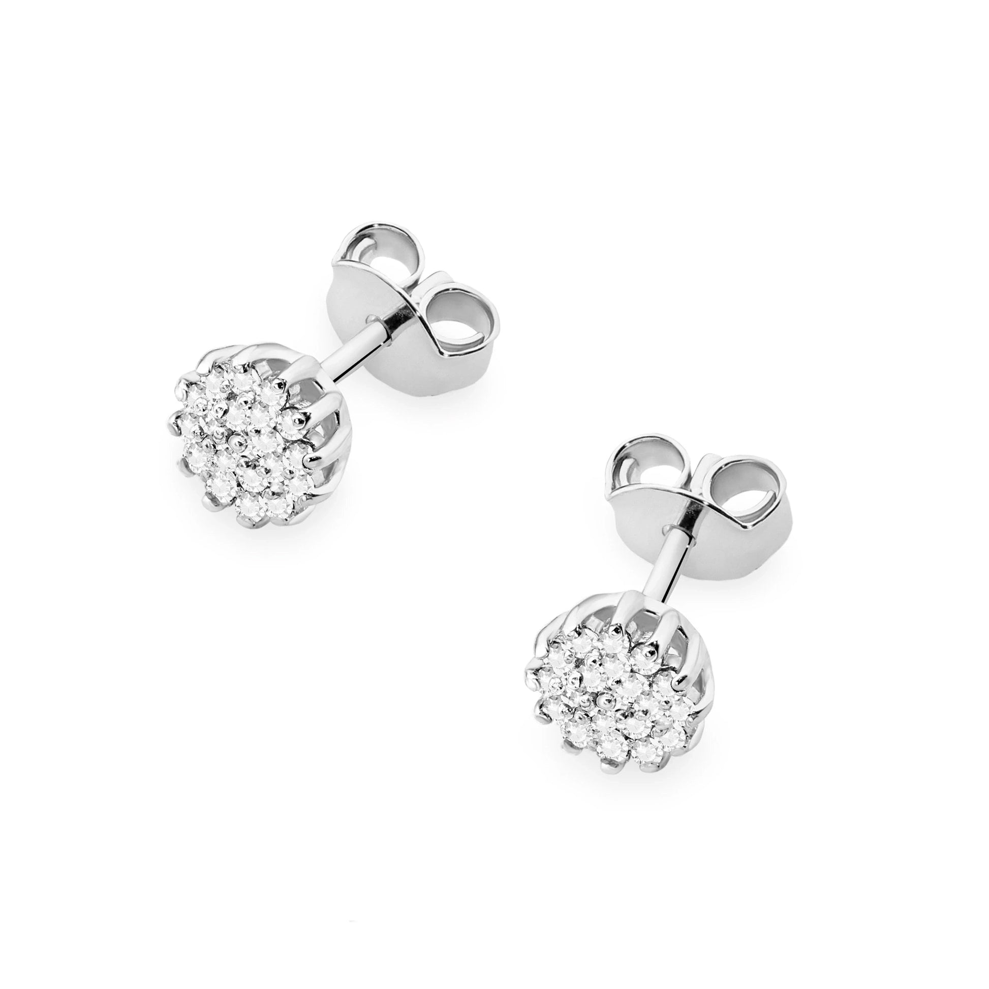 Amelia Earrings in Gold and Diamonds
