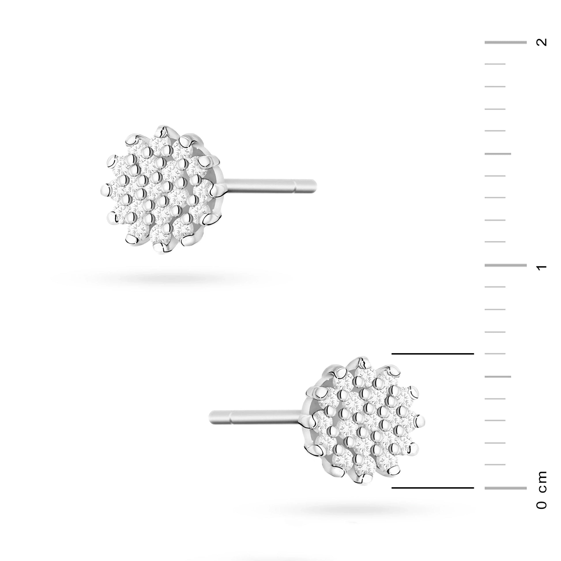 Amelia Earrings in Gold and Diamonds