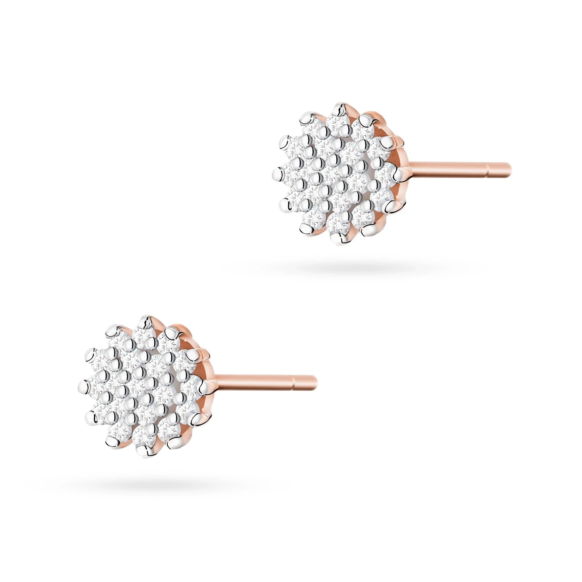 Amelia Earrings in Gold and Diamonds