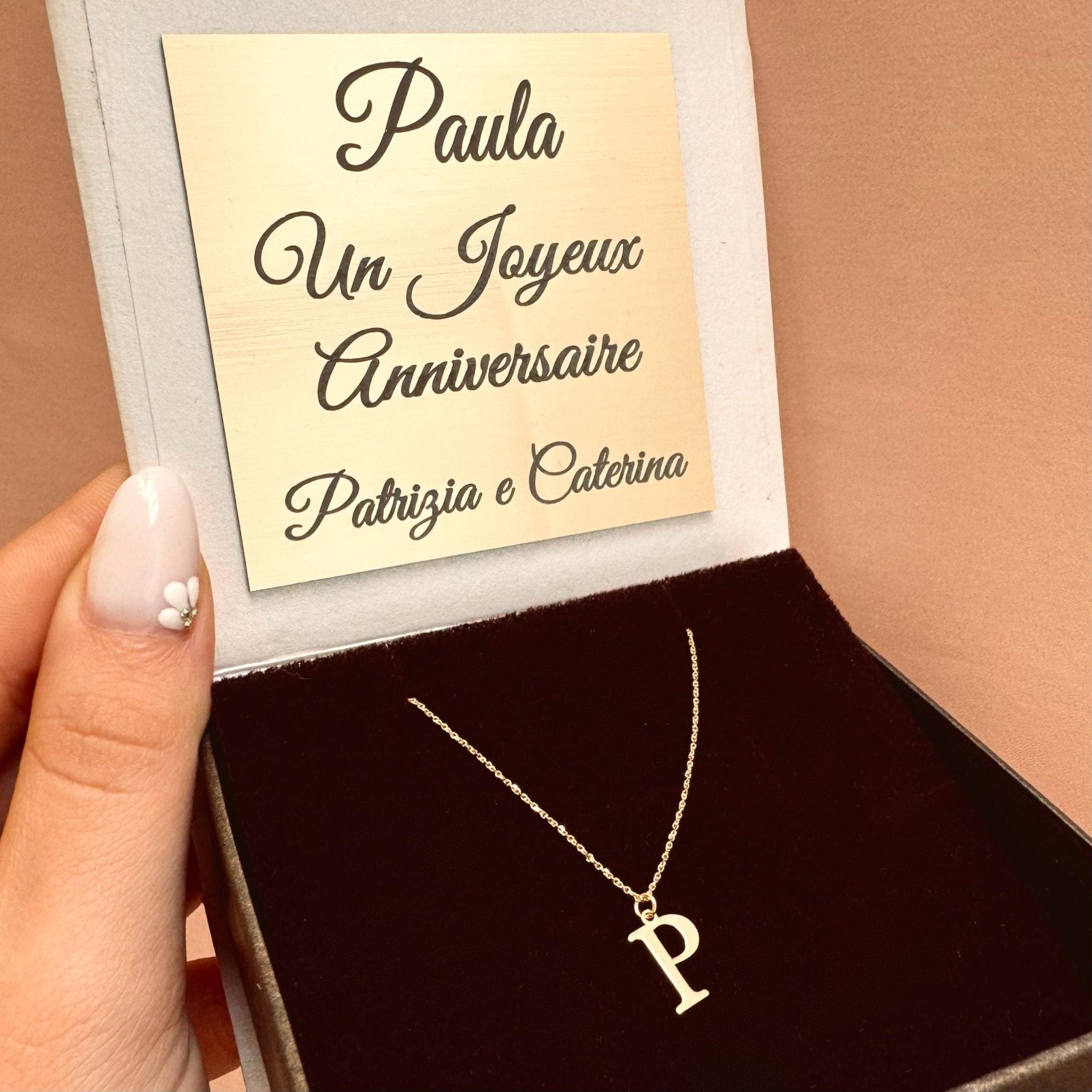 Collana in Oro con Lettera