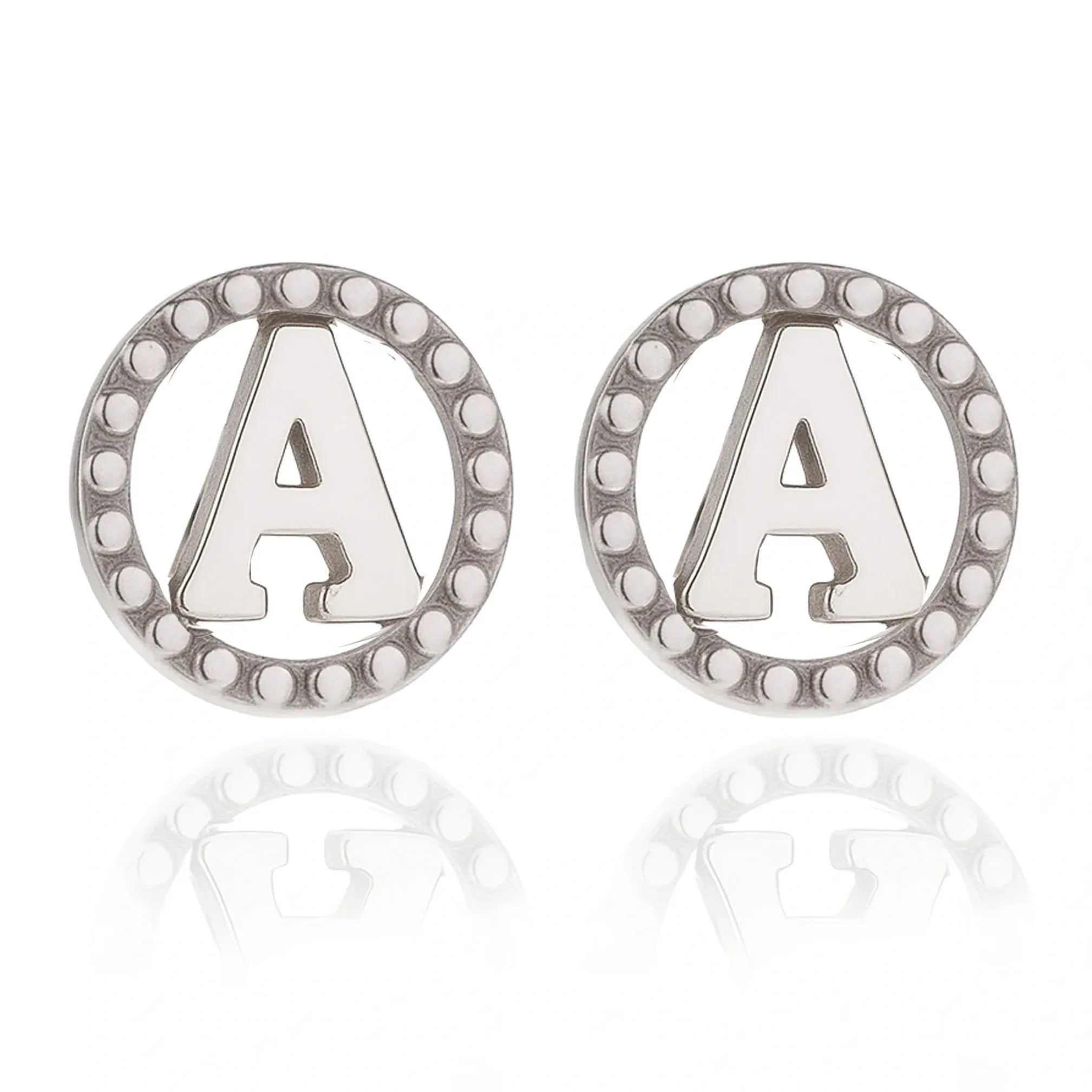 Orecchini con Lettera Cerchiata