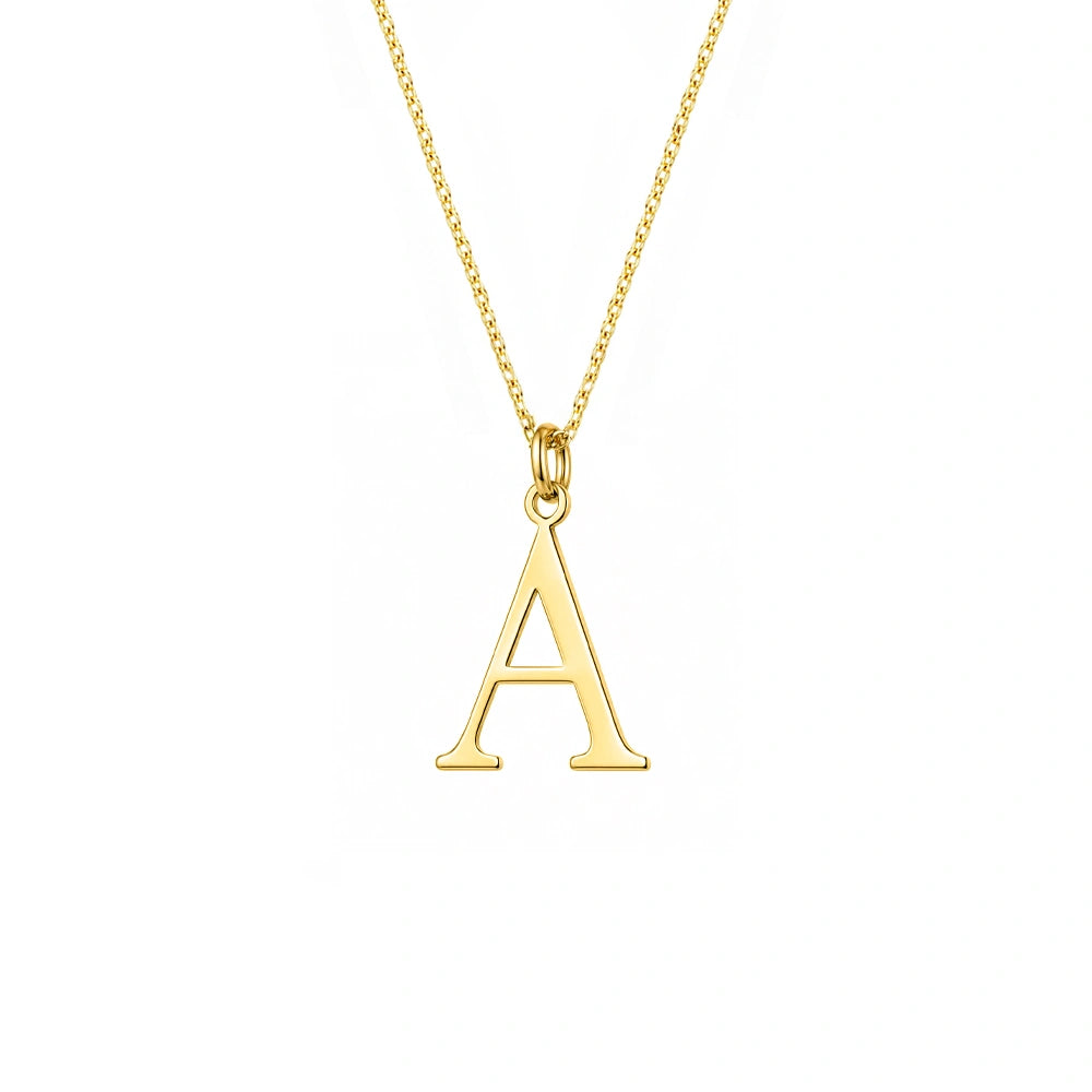 Collar en Oro con Letra
