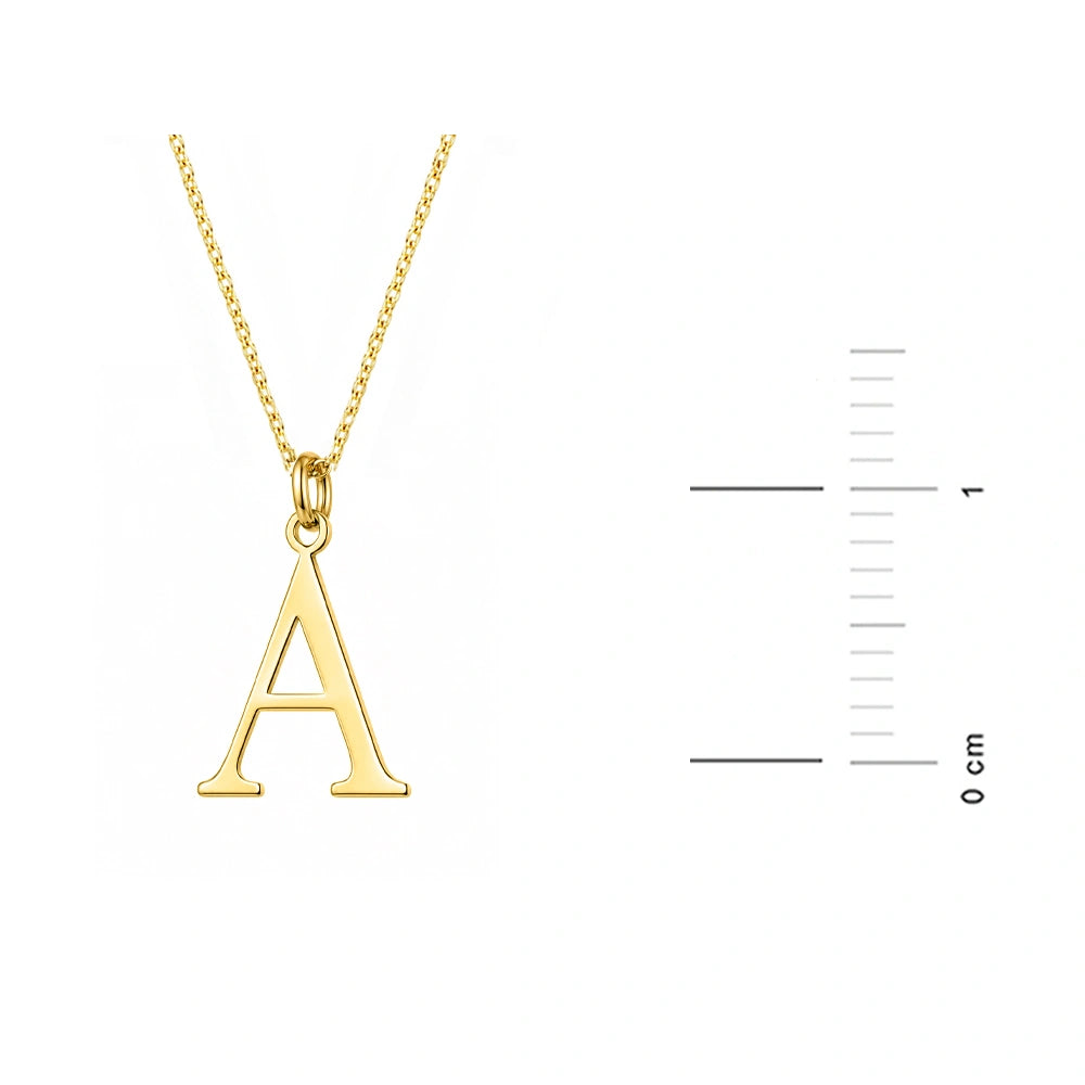 Collar en Oro con Letra