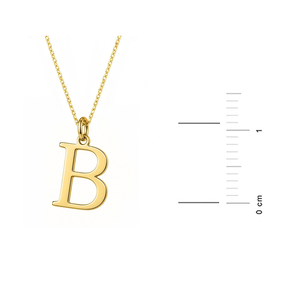 Collar en Oro con Letra