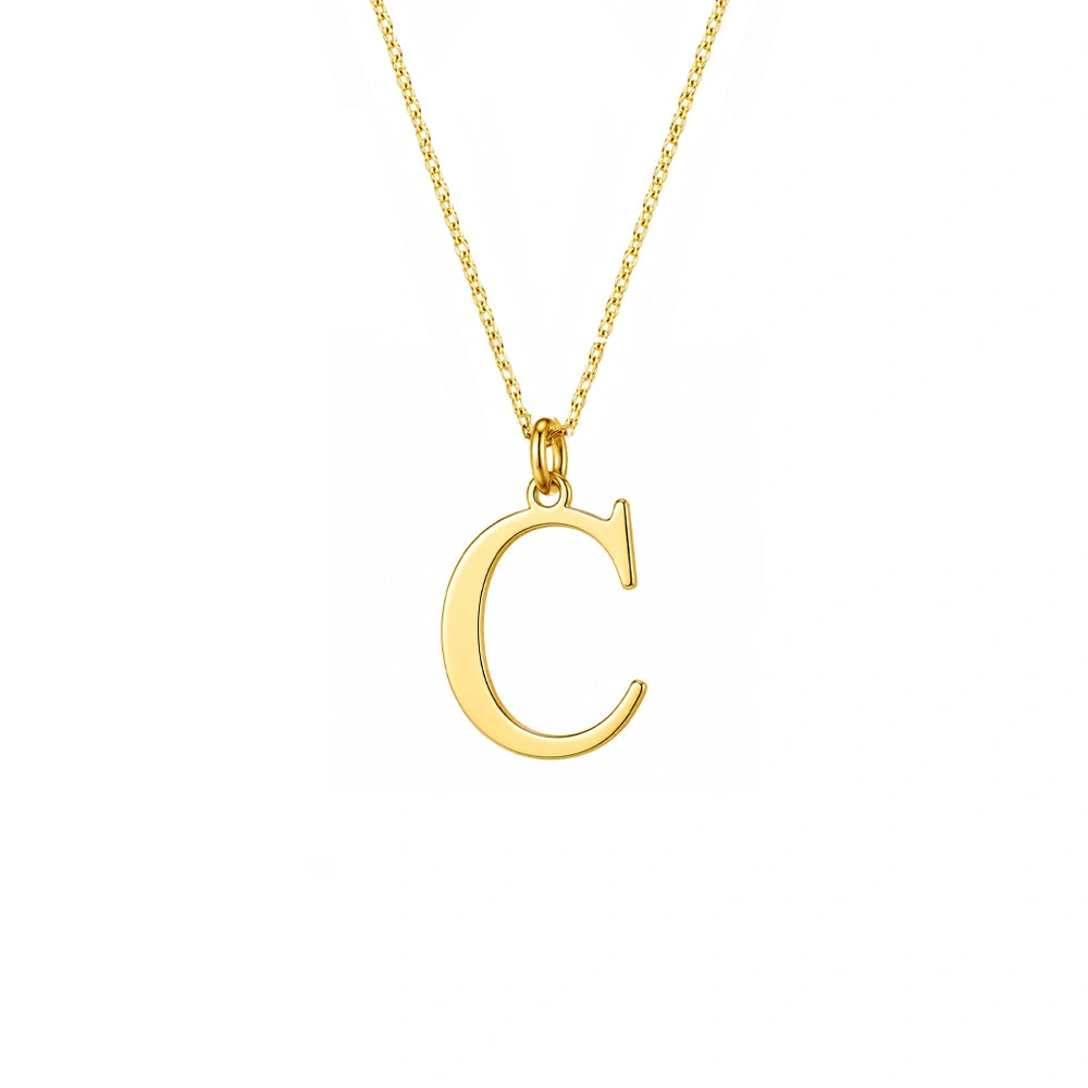 Collar en Oro con Letra