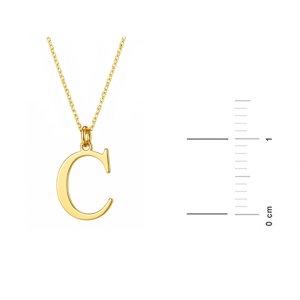 Collar en Oro con Letra