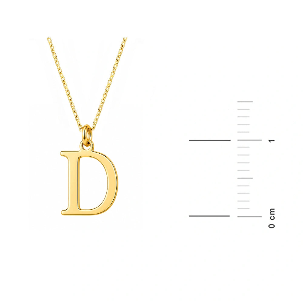 Collar en Oro con Letra