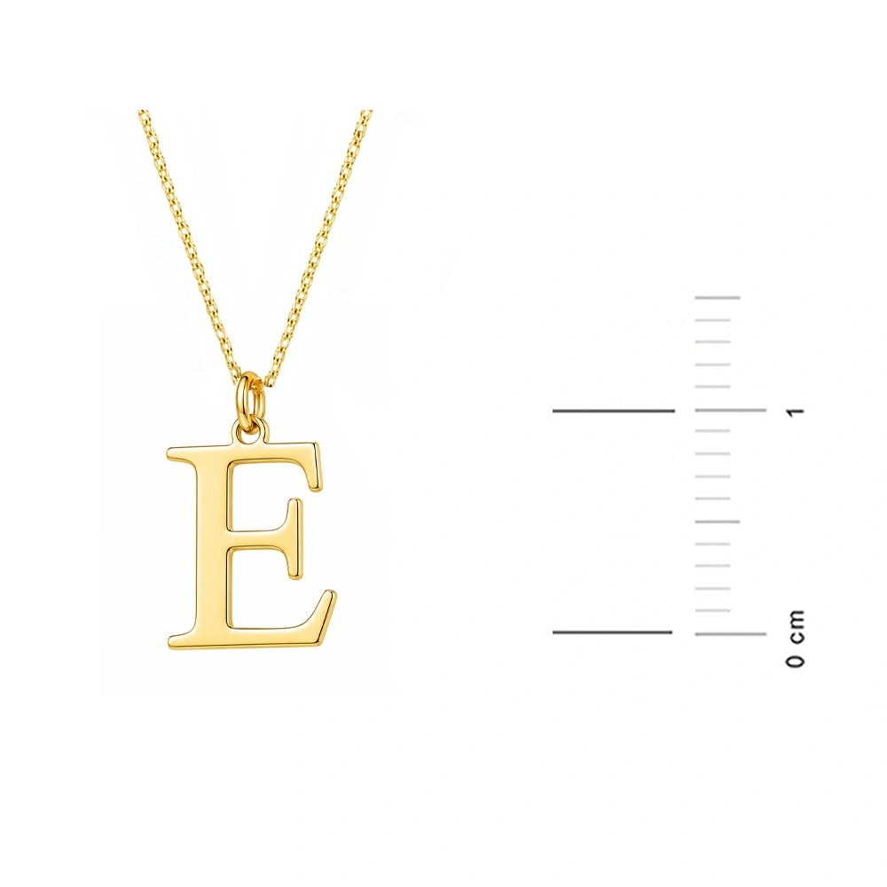 Collar en Oro con Letra