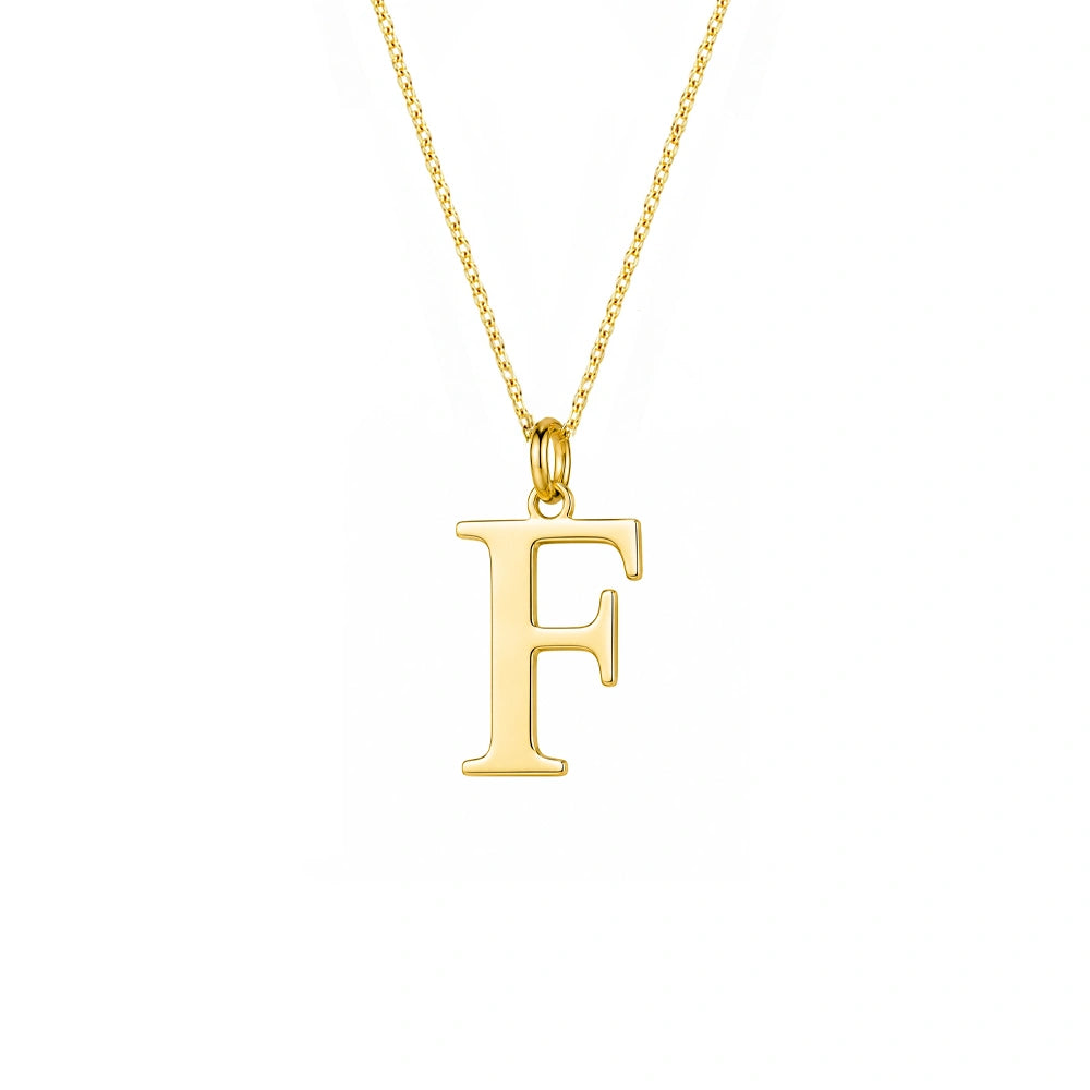 Collar en Oro con Letra