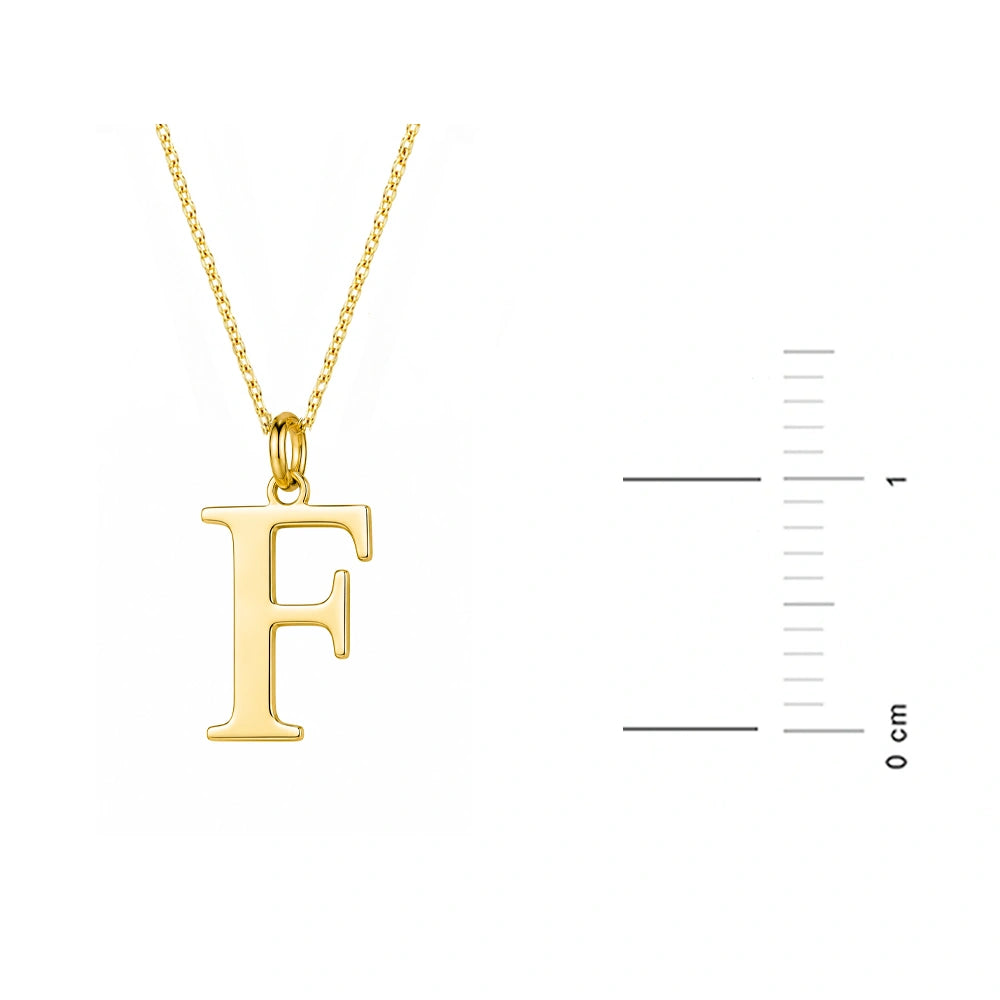 Collar en Oro con Letra