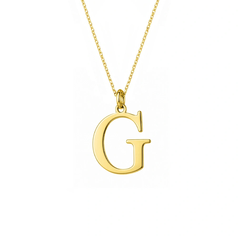Collar en Oro con Letra
