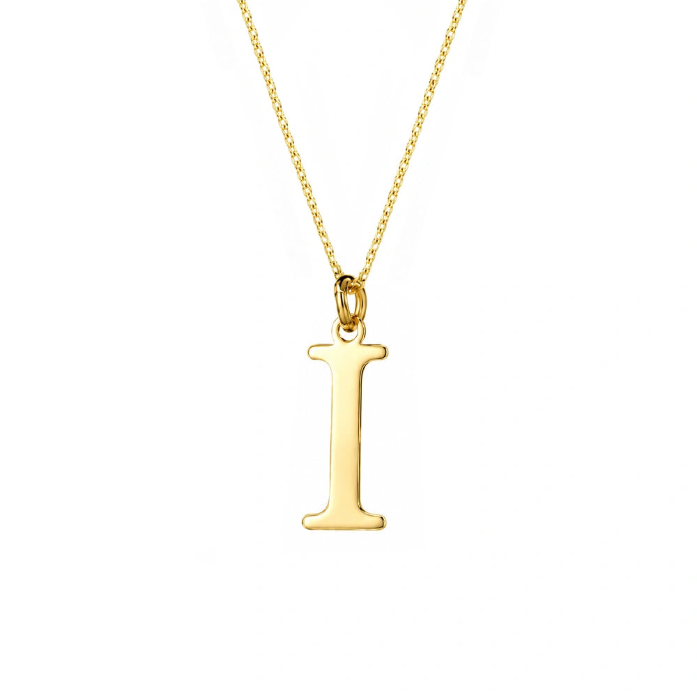 Collar en Oro con Letra